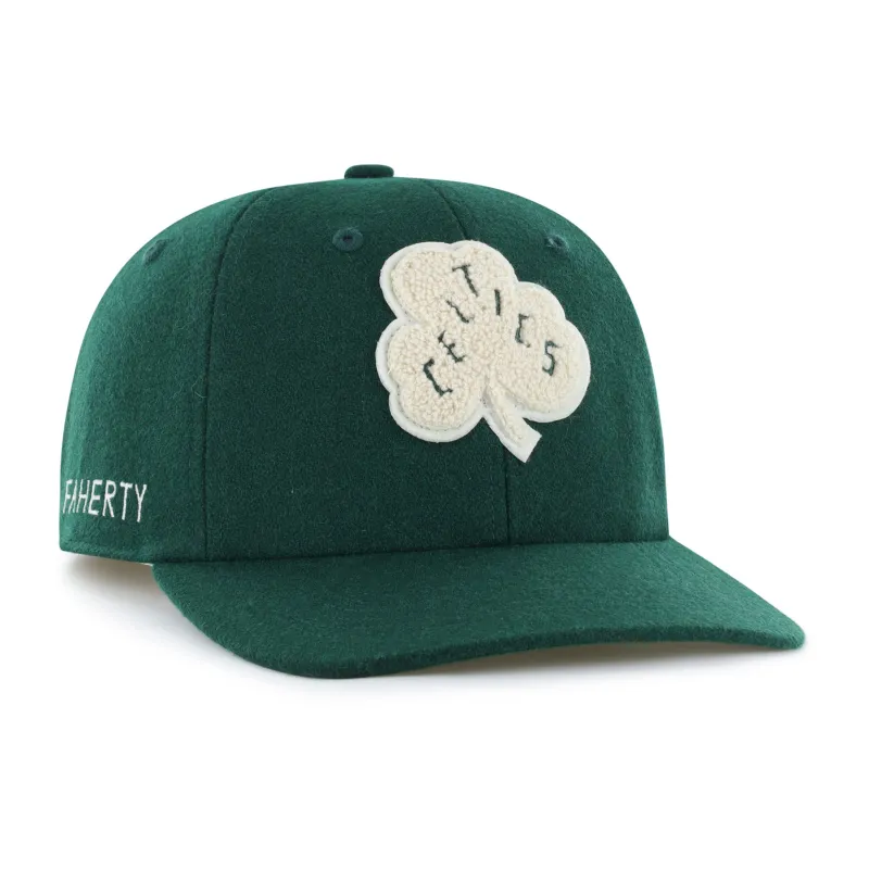 BOSTON CELTICS FAHERTY X '47 CLEAN UP FLAT BRIM made by 47