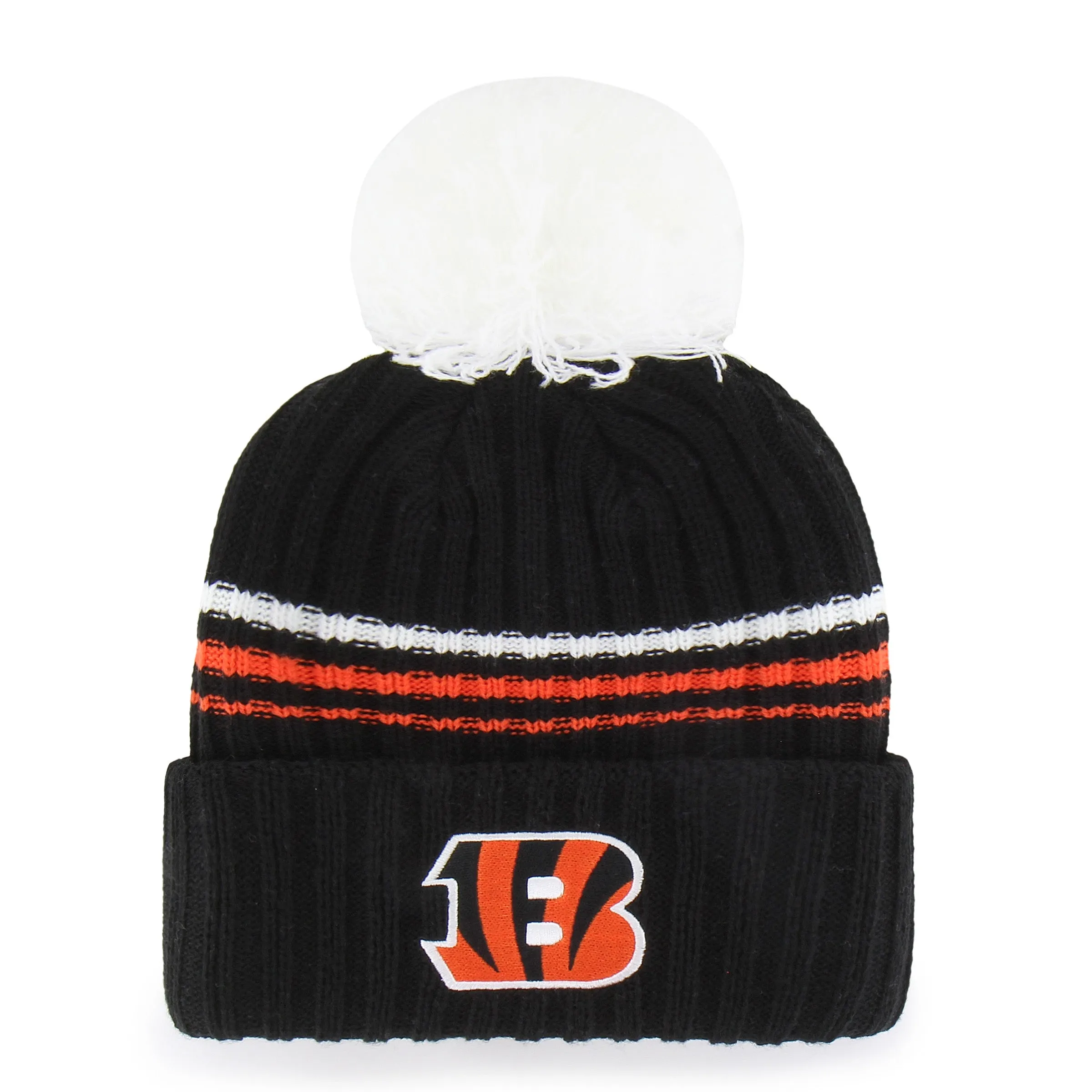 CINCINNATI BENGALS FUZZY SCRIPT '47 WOMEN'S CUFF KNIT sold by 47 product image thumbnail 2