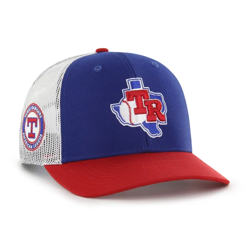 TEXAS RANGERS COOPERSTOWN SIDE NOTE '47 TRUCKER sold by 47