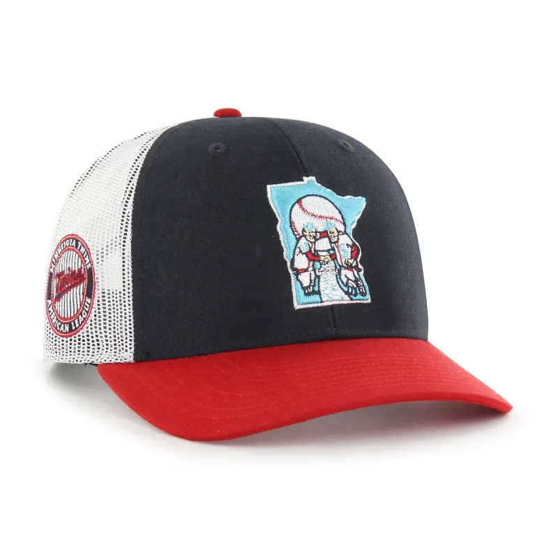 MINNESOTA TWINS COOPERSTOWN SIDE NOTE '47 TRUCKER sold by 47