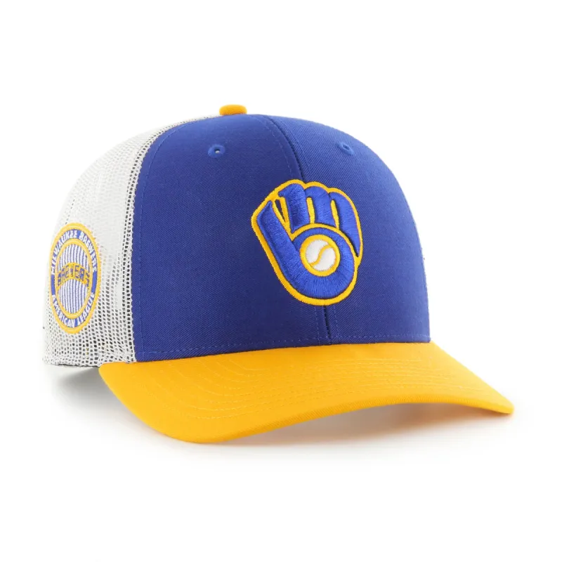 MILWAUKEE BREWERS COOPERSTOWN SIDE NOTE '47 TRUCKER sold by 47
