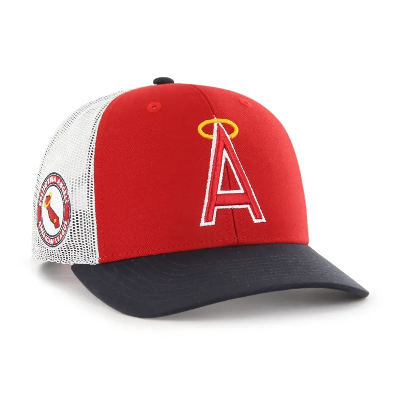 LOS ANGELES ANGELS COOPERSTOWN SIDE NOTE '47 TRUCKER sold by 47