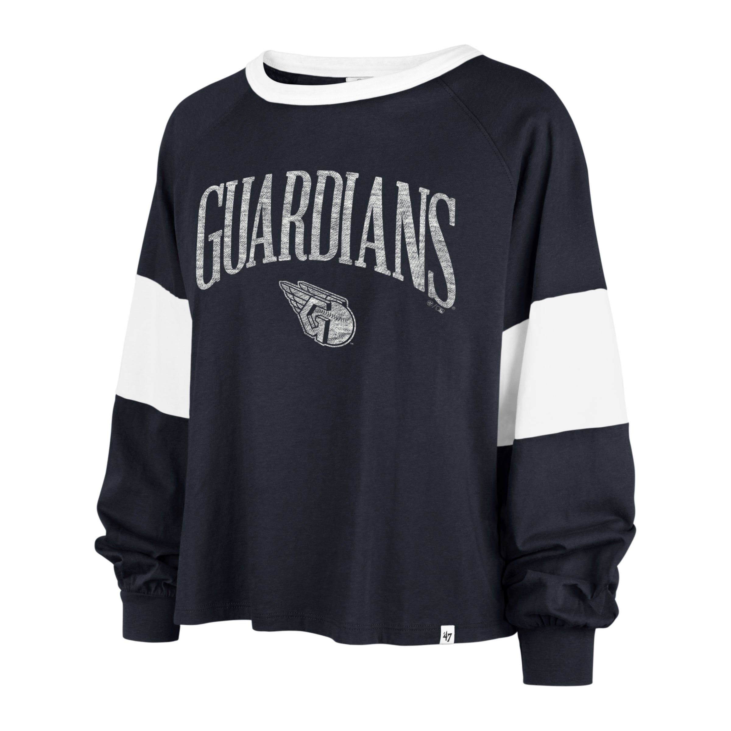 CLEVELAND GUARDIANS UPSIDE '47 RHEA LONG SLEEVE TEE WOMEN sold by 47