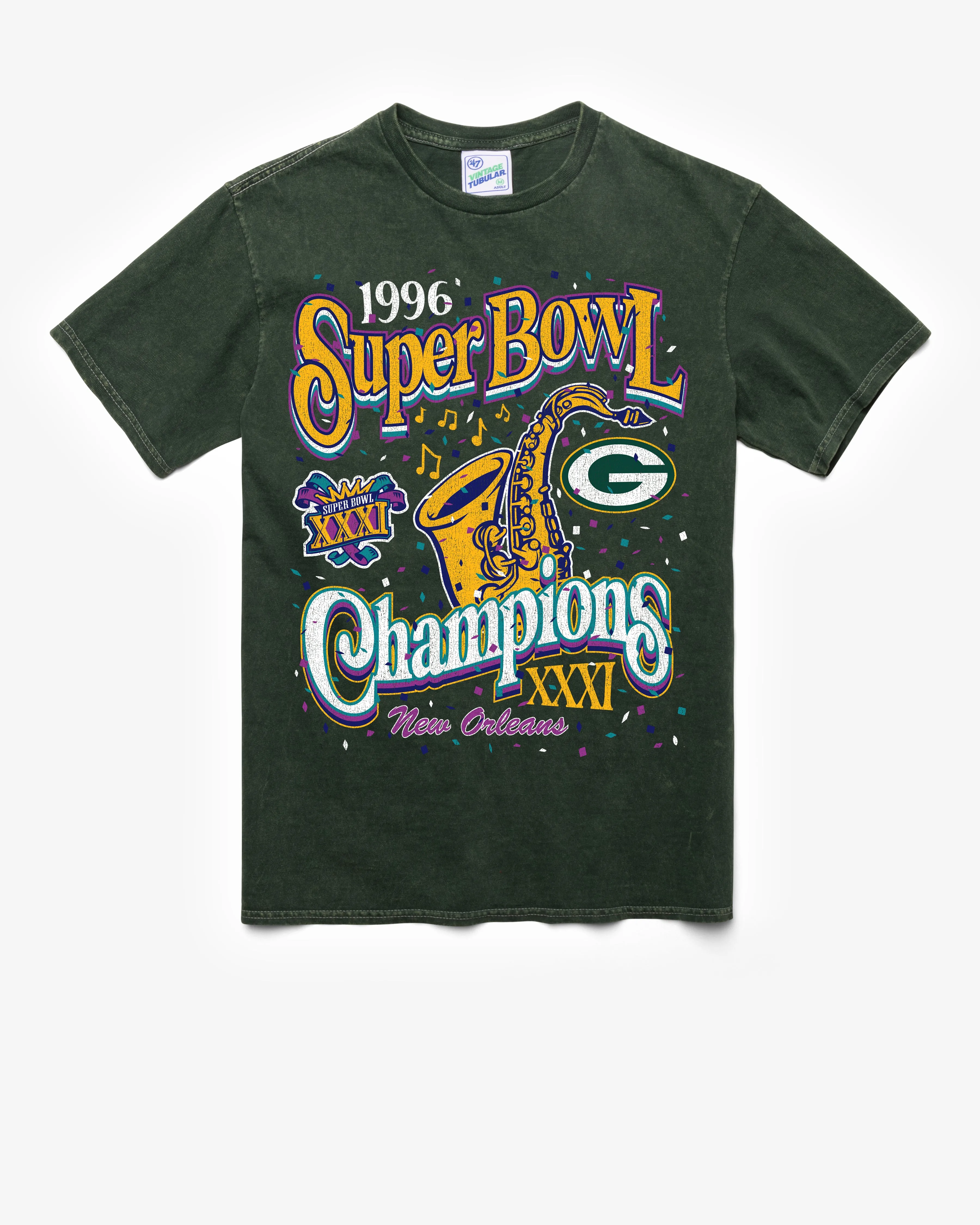GREEN BAY PACKERS SB GRIDIRON LOCKER '47 VINTAGE TUBULAR TEE sold by 47
