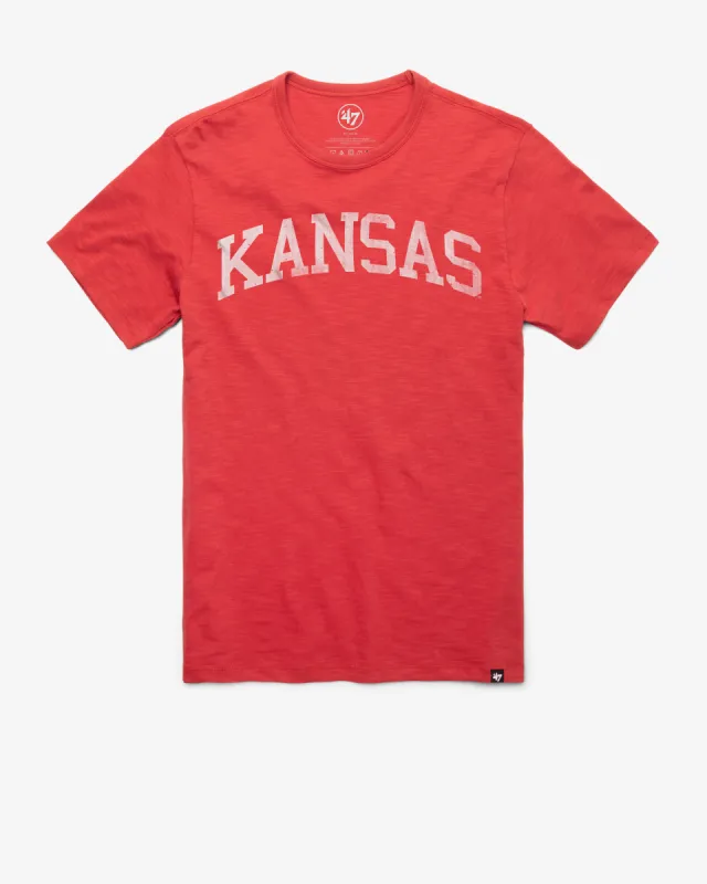 KANSAS JAYHAWKS CLASSIC BLOCK '47 SCRUM TEE sold by 47