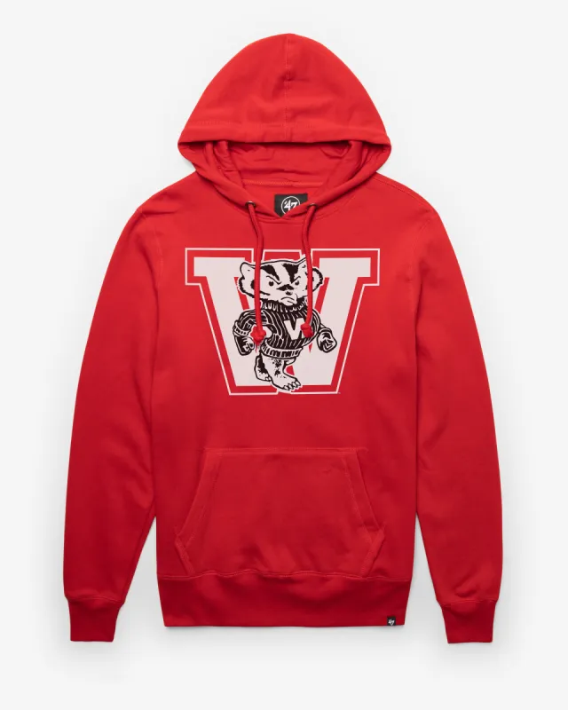 WISCONSIN BADGERS VINTAGE IMPRINT '47 HEADLINE HOOD sold by 47