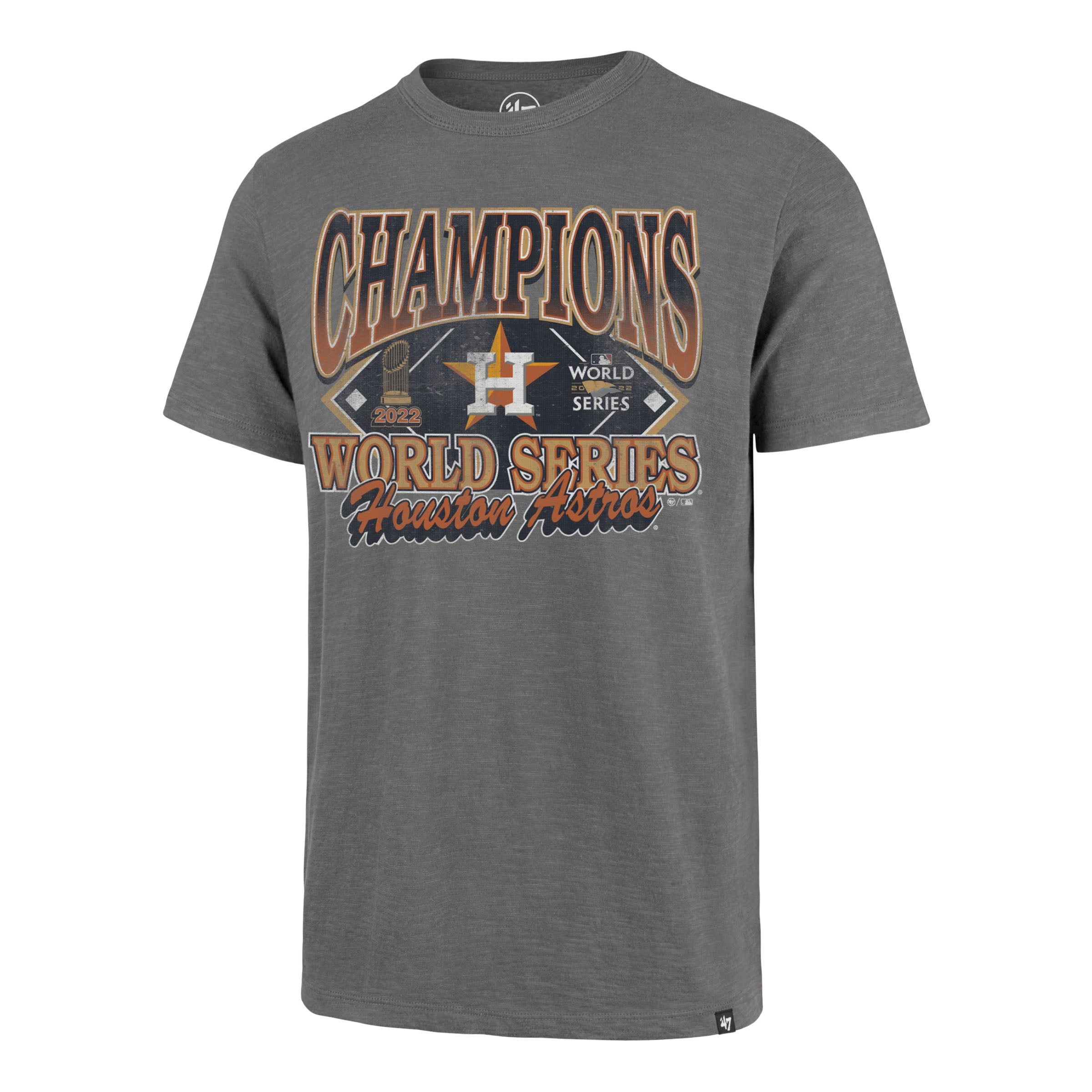 HOUSTON ASTROS 2022 WORLD SERIES CHAMPS '47 SCRUM TEE sold by 47