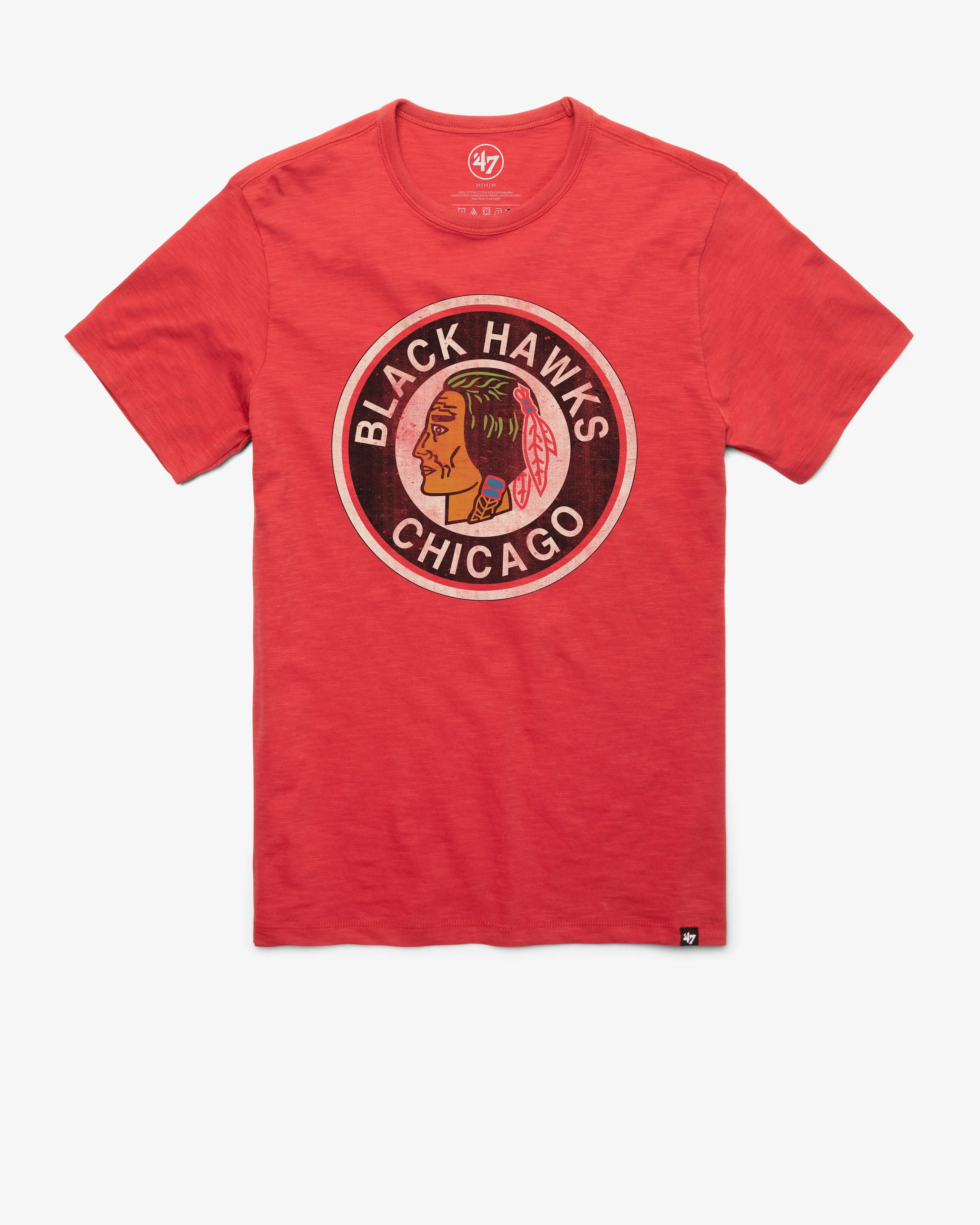 CHICAGO BLACKHAWKS VINTAGE GRIT '47 SCRUM TEE sold by 47