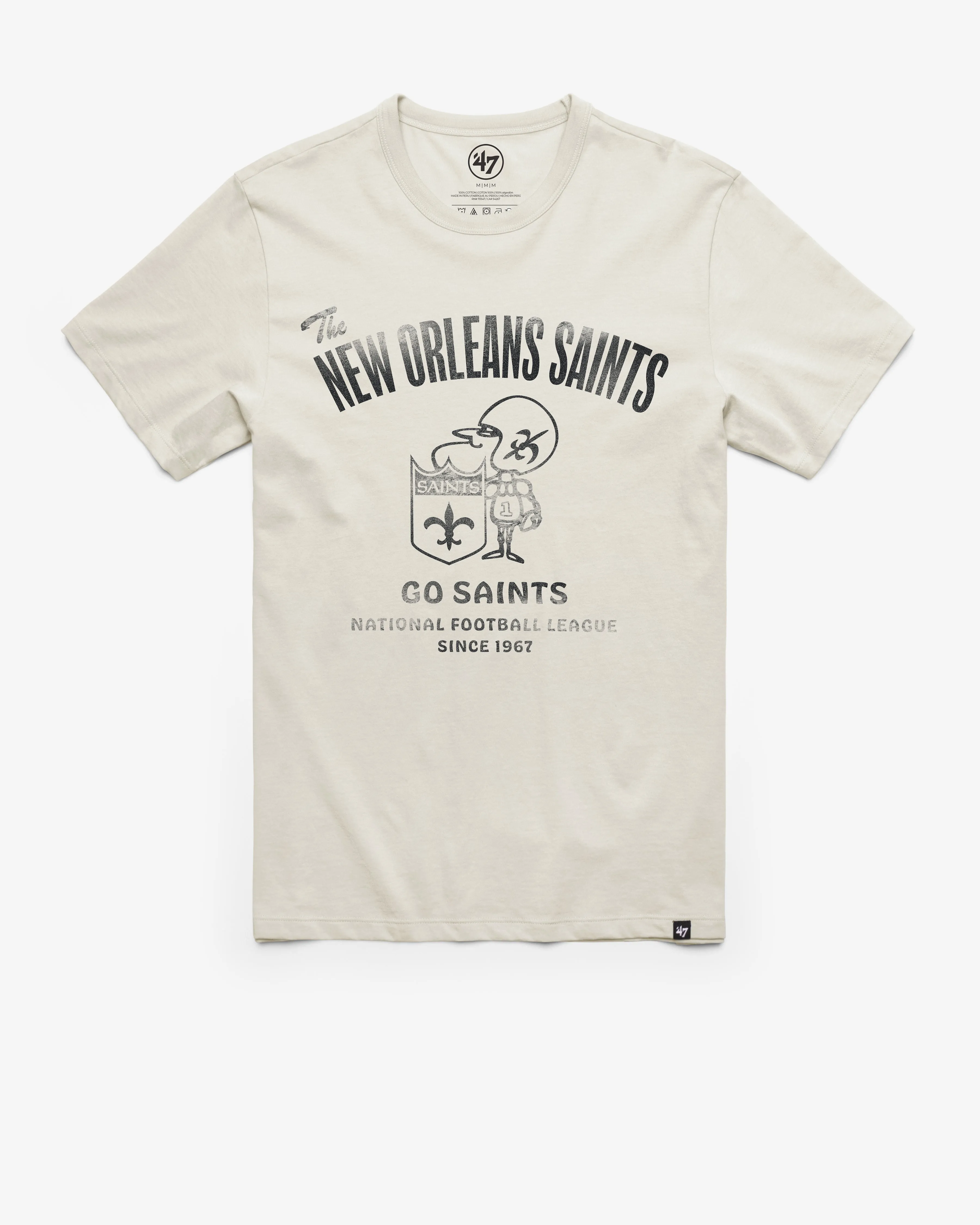 NEW ORLEANS SAINTS HISTORIC WIDE OPEN '47 FRANKLIN TEE sold by 47