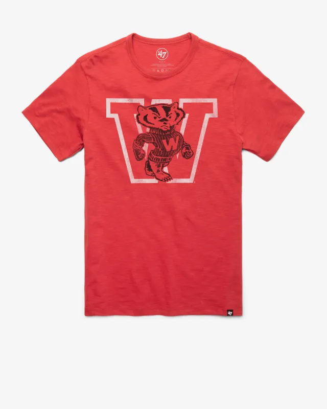 WISCONSIN BADGERS VINTAGE GRIT '47 SCRUM TEE sold by 47