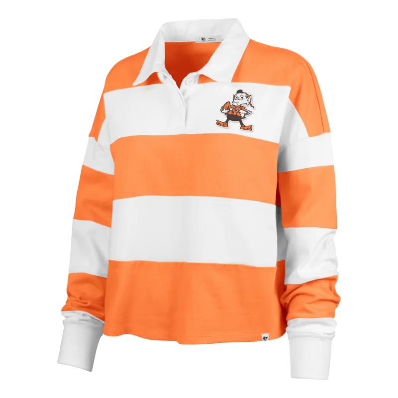 CLEVELAND BROWNS HISTORIC CLUBHOUSE HALL '47 RAVEN RUGBY WOMENS sold by 47