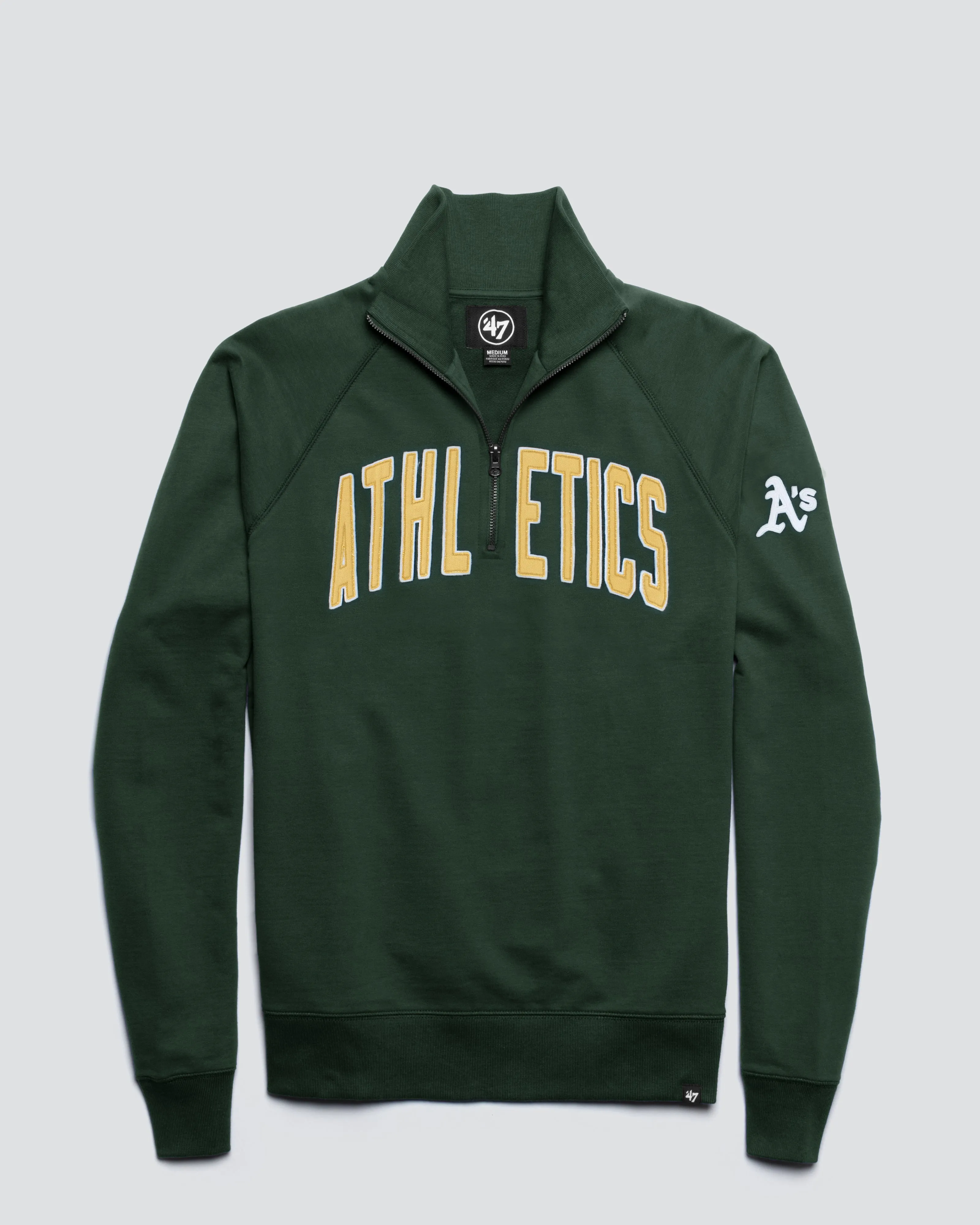 OAKLAND ATHLETICS BANKS '47 HARRIS SCRIMMAGE 1/4 ZIP sold by 47