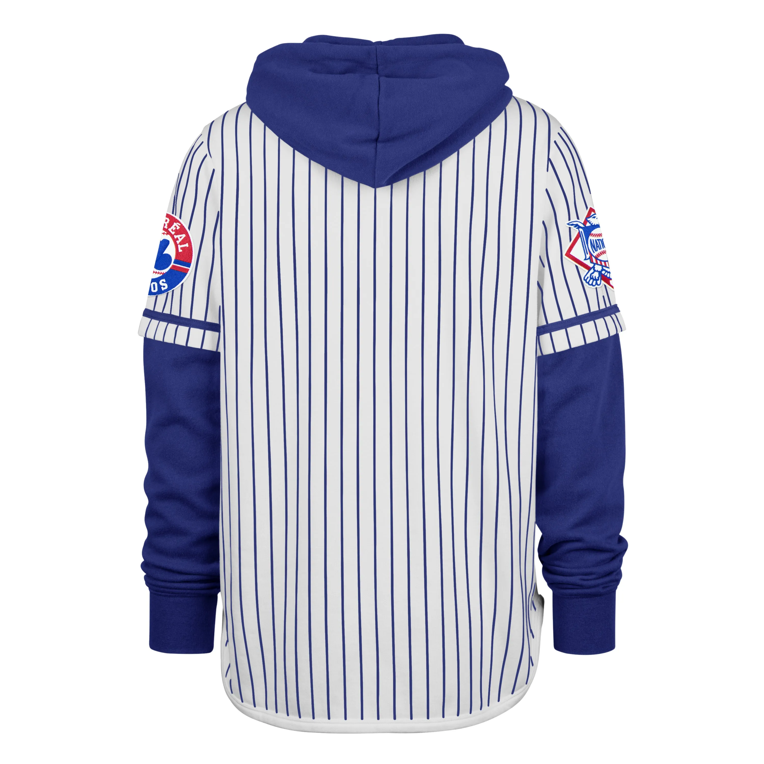 MONTREAL EXPOS COOPERSTOWN PINSTRIPE DOUBLE HEADER '47 SHORTSTOP PULLOVER HOOD sold by 47 product image thumbnail 2