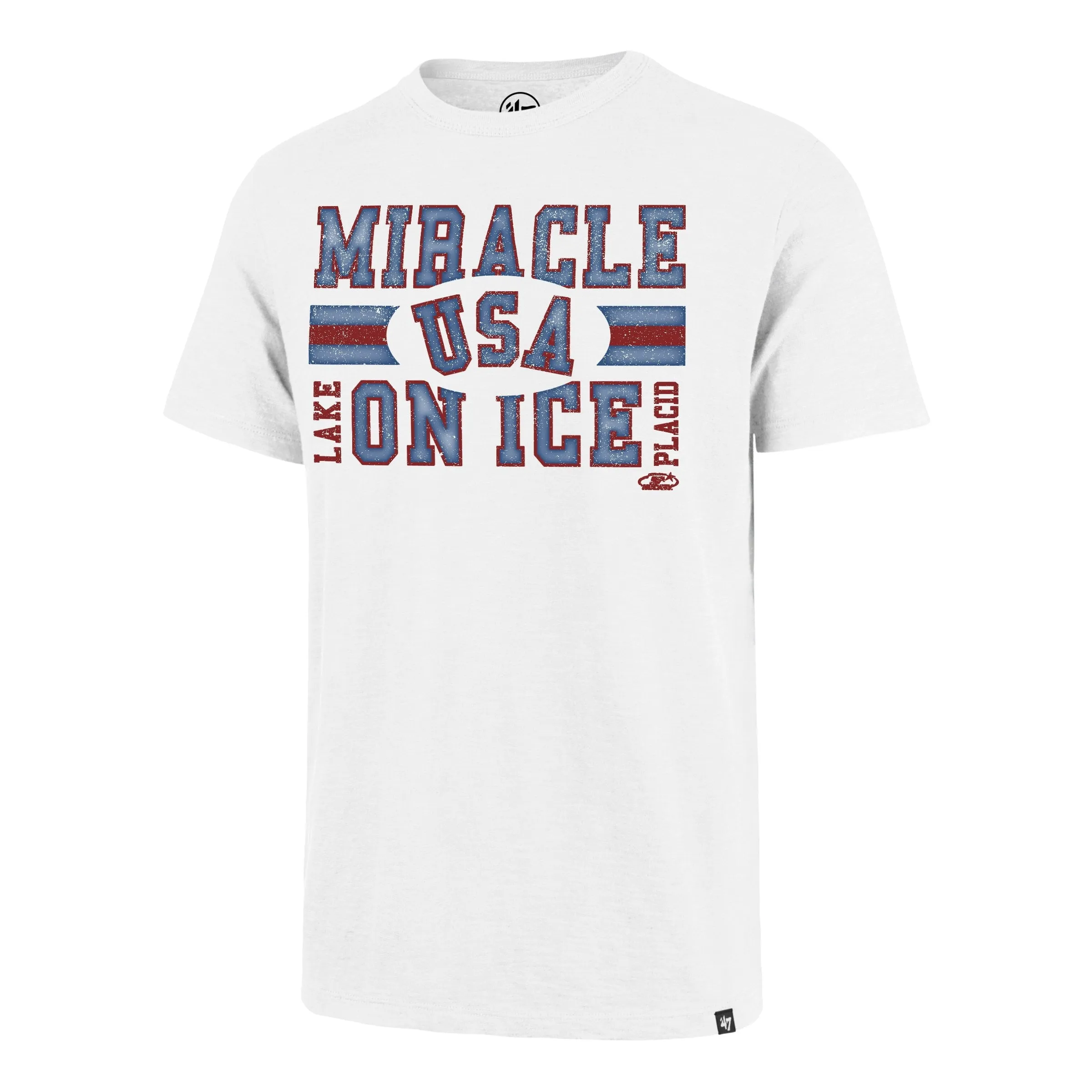 USA HOCKEY MIRACLE ON ICE WHITE '47 SCRUM TEE sold by 47