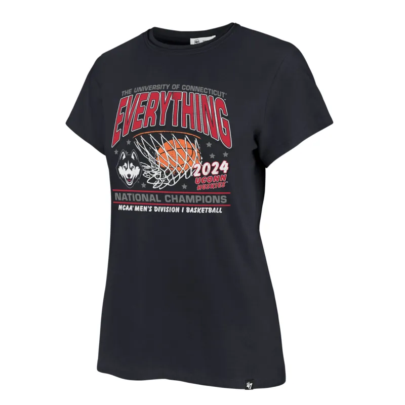 CONNECTICUT HUSKIES UCONN NCAA NATIONAL CHAMPIONS '47 FRANKIE TEE WOMENSS sold by 47