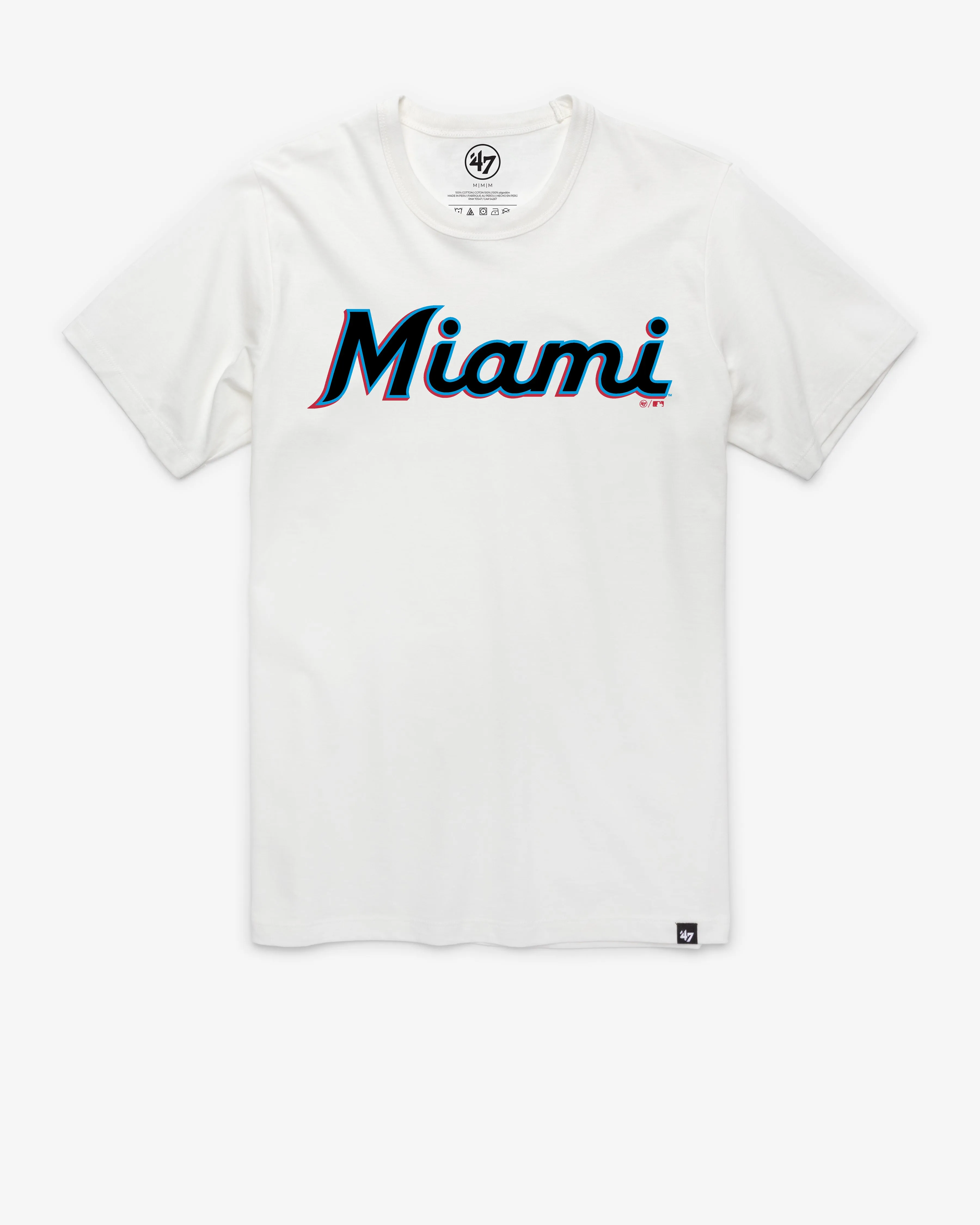MIAMI MARLINS WORDMARK '47 FRANKLIN TEE sold by 47
