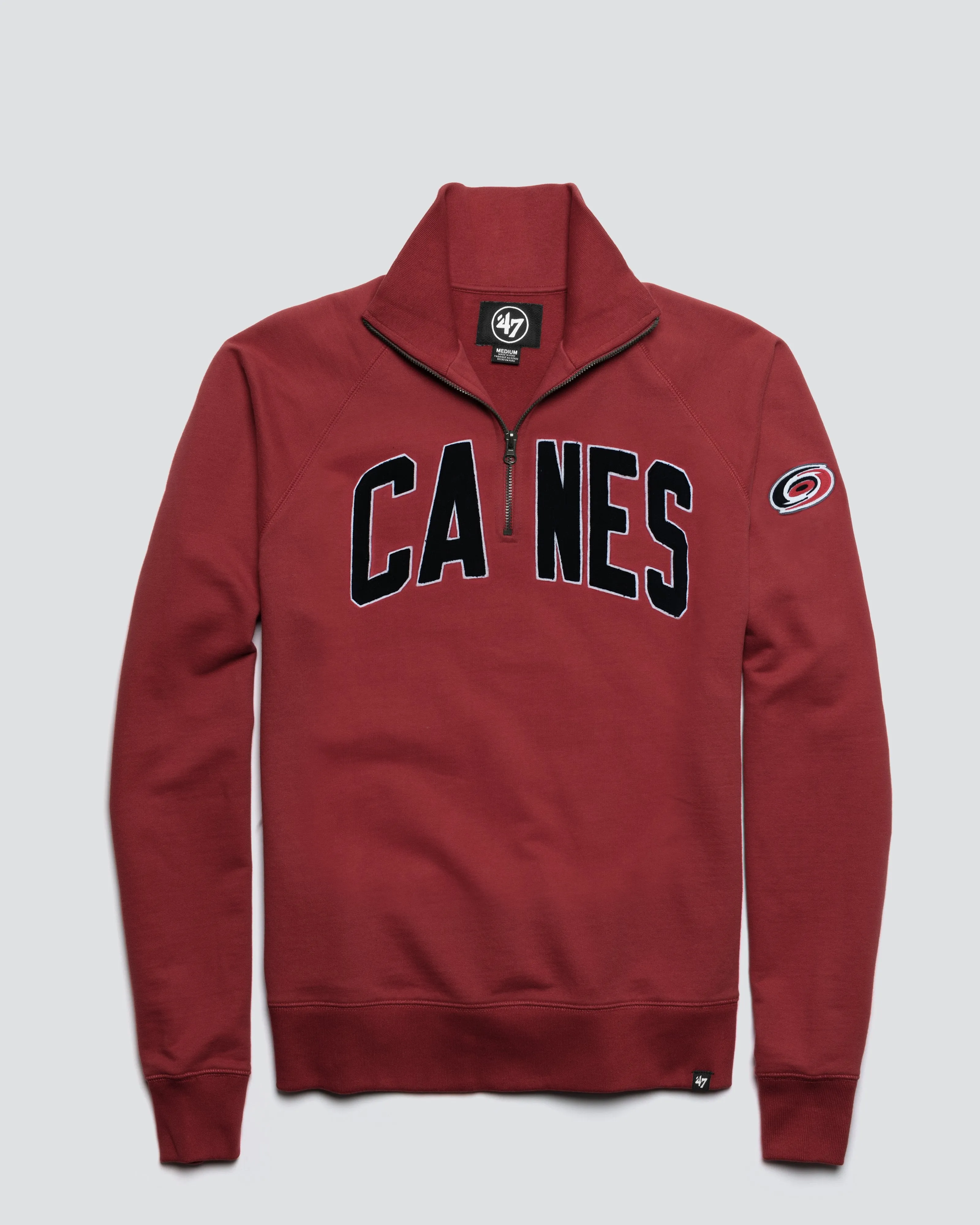 CAROLINA HURRICANES BANKS '47 HARRIS SCRIMMAGE 1/4 ZIP sold by 47