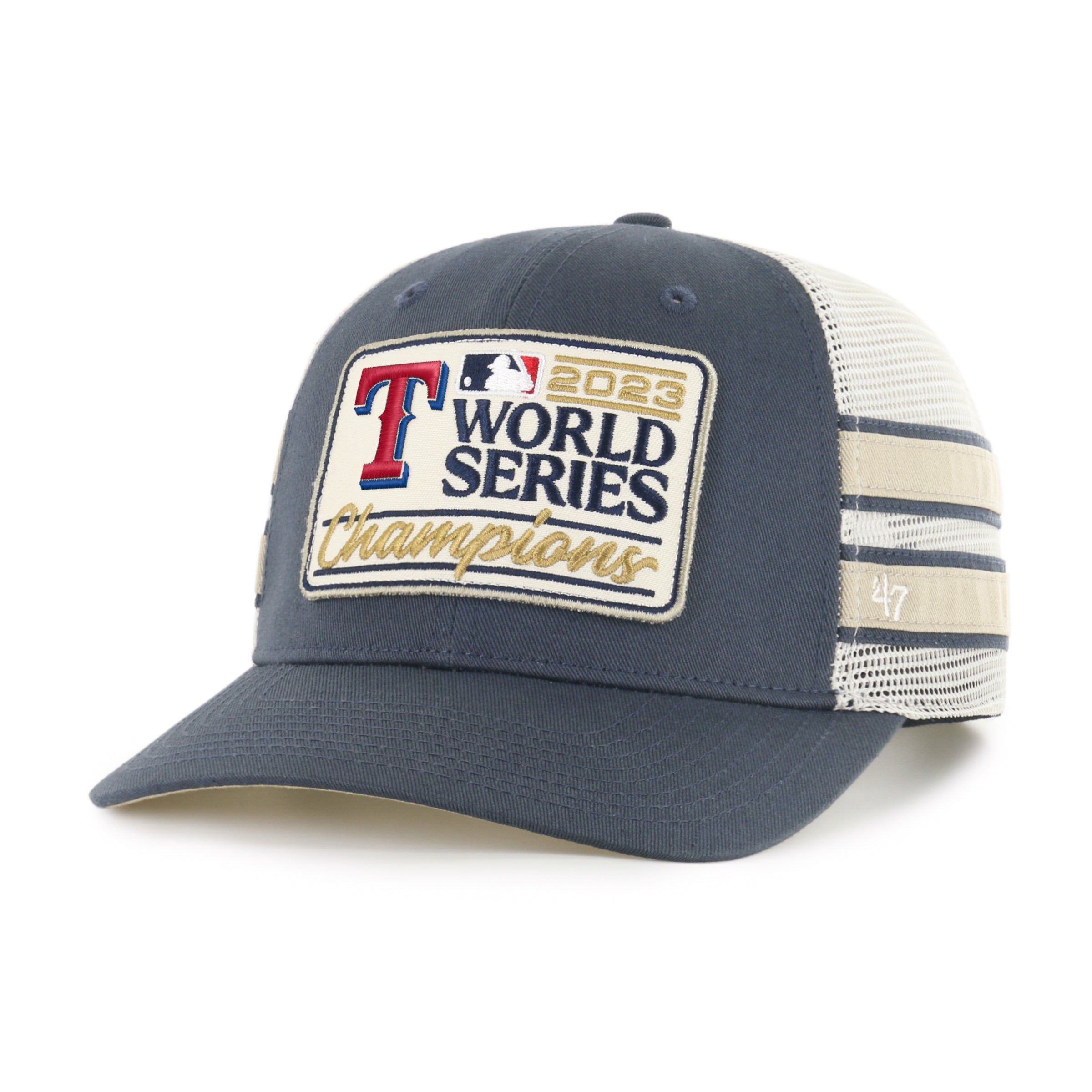 TEXAS RANGERS 2023 WORLD SERIES CHAMPS '47 TRUCKER sold by 47