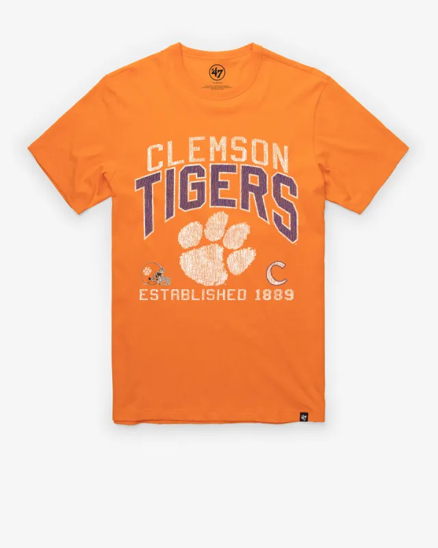 CLEMSON TIGERS TURNED UP '47 FRANKLIN TEE sold by 47