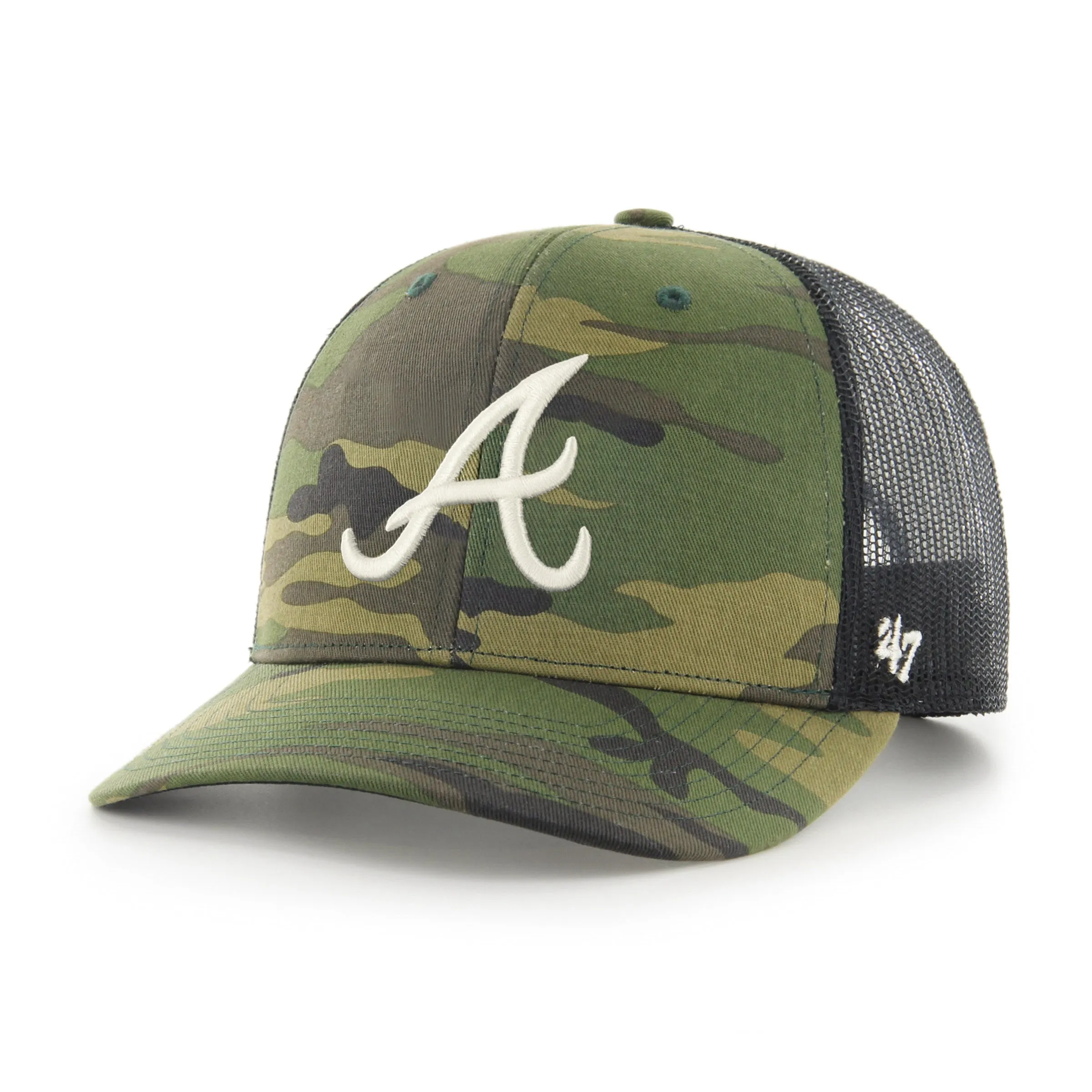 ATLANTA BRAVES CAMO '47 TRUCKER sold by 47