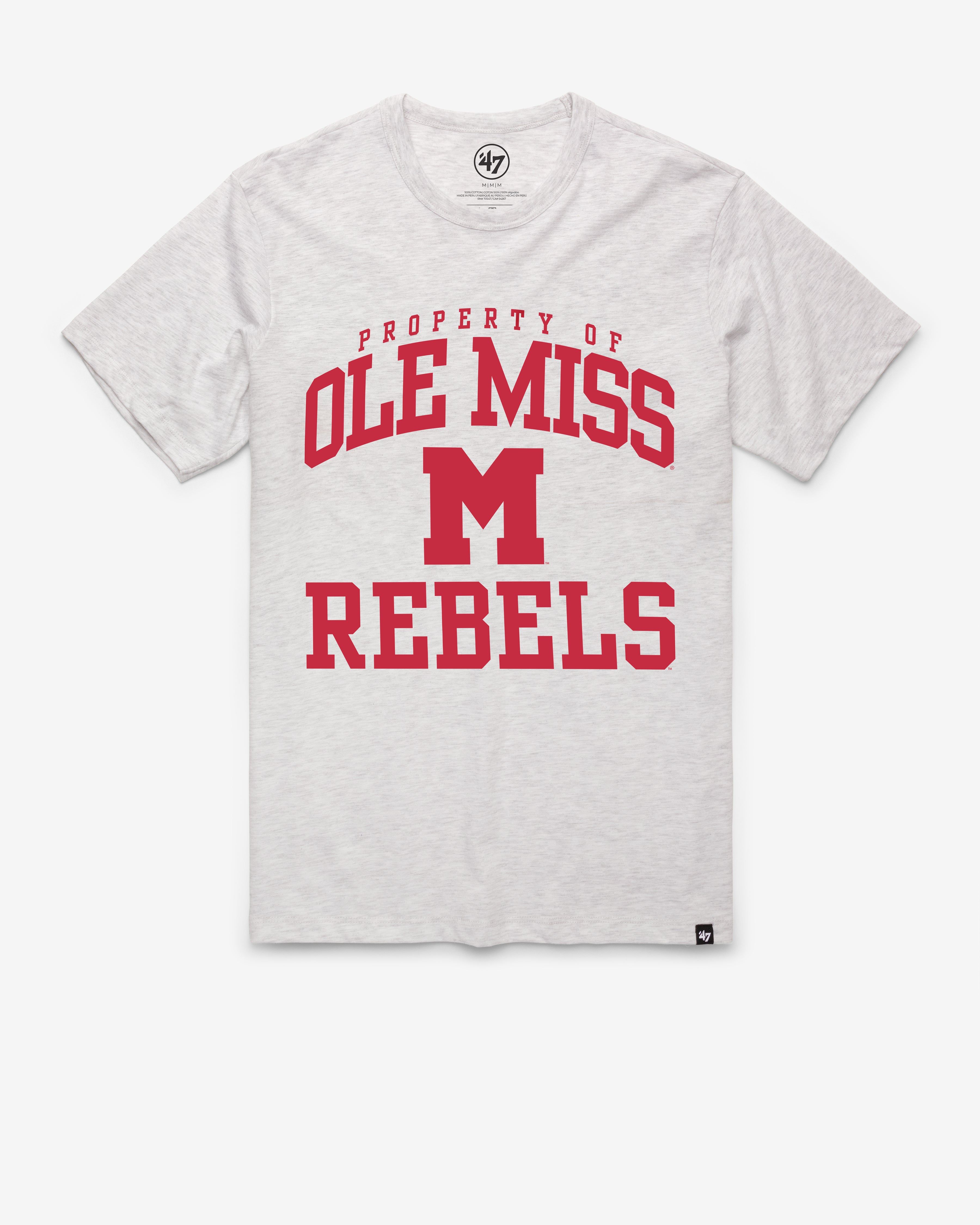 MISSISSIPPI REBELS VINTAGE PROPERTY OF ARCH '47 FRANKLIN TEE sold by 47