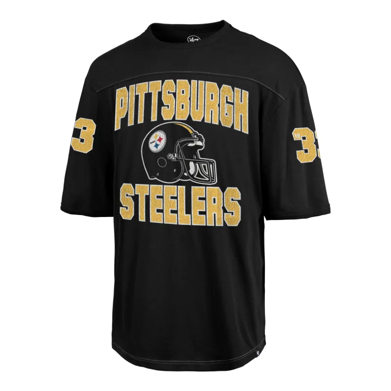 PITTSBURGH STEELERS HISTORIC GRIDIRON RUSH '47 BRIGHTON TEE made by 47