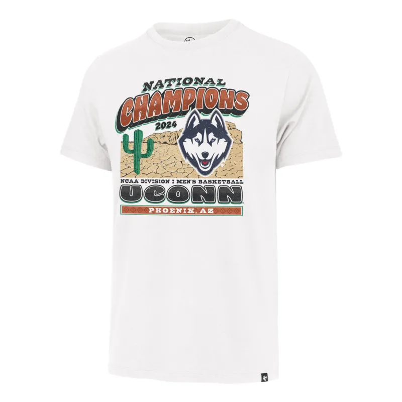 CONNECTICUT HUSKIES UCONN NCAA NATIONAL CHAMPIONS '47 FRANKLIN TEE sold by 47