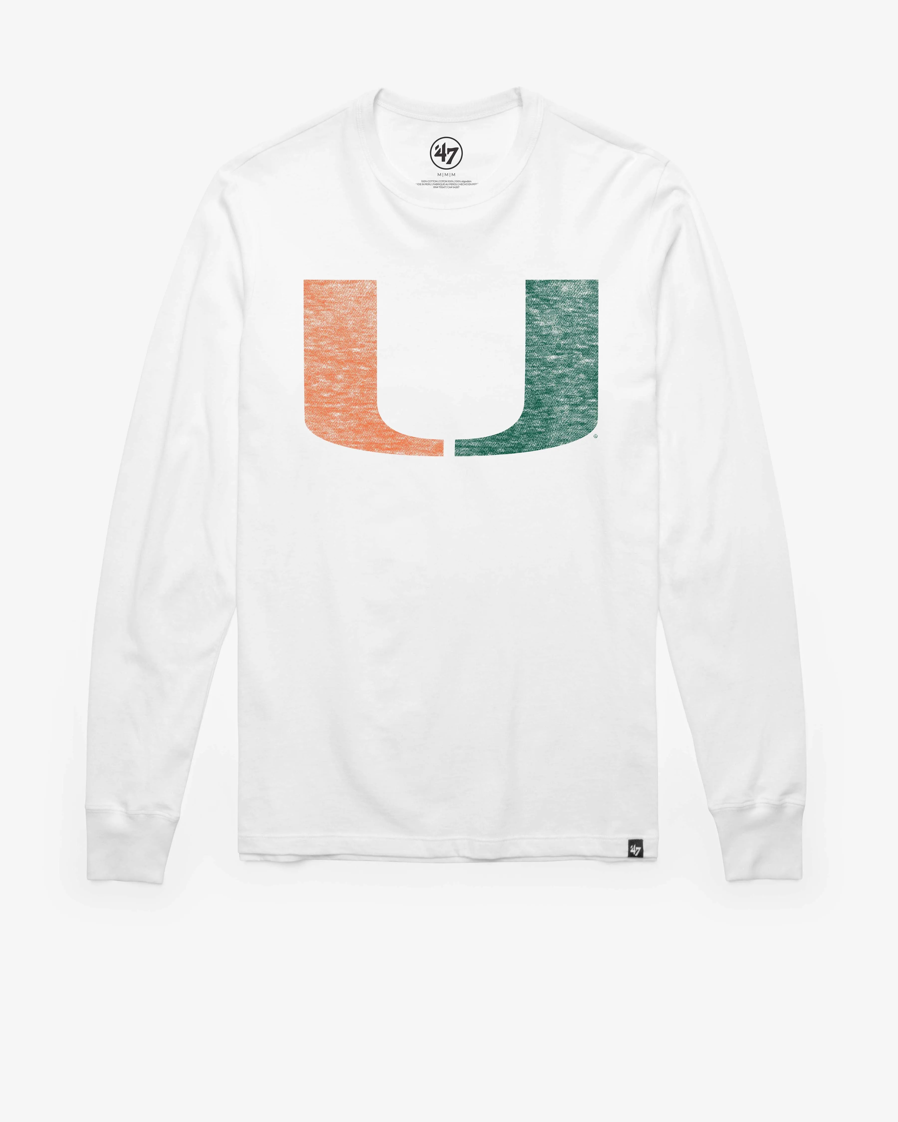 MIAMI HURRICANES PREMIER '47 FRANKLIN LONG SLEEVE TEE sold by 47