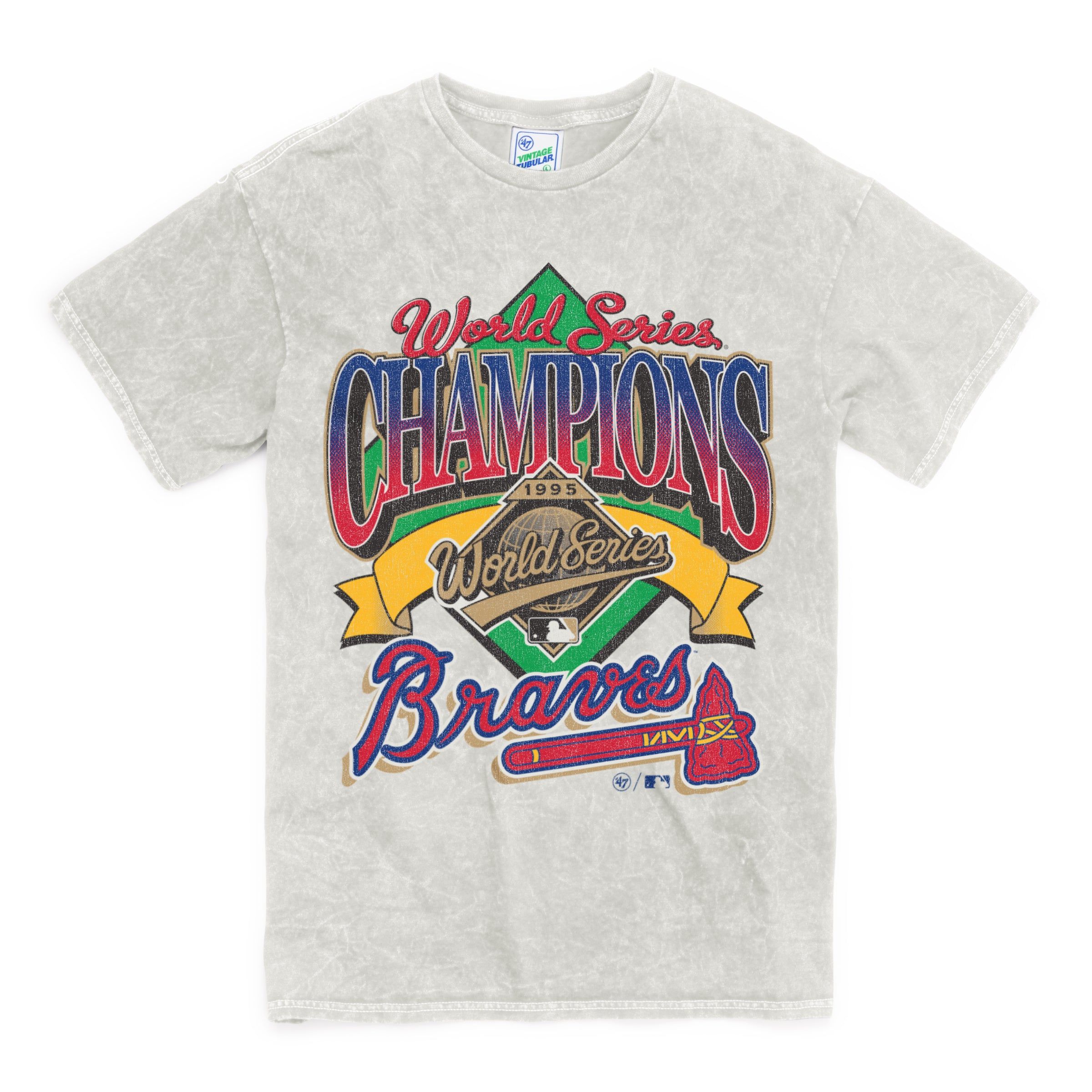 ATLANTA BRAVES 1995 WORLD SERIES ROCKER '47 VINTAGE TUBULAR TEE sold by 47