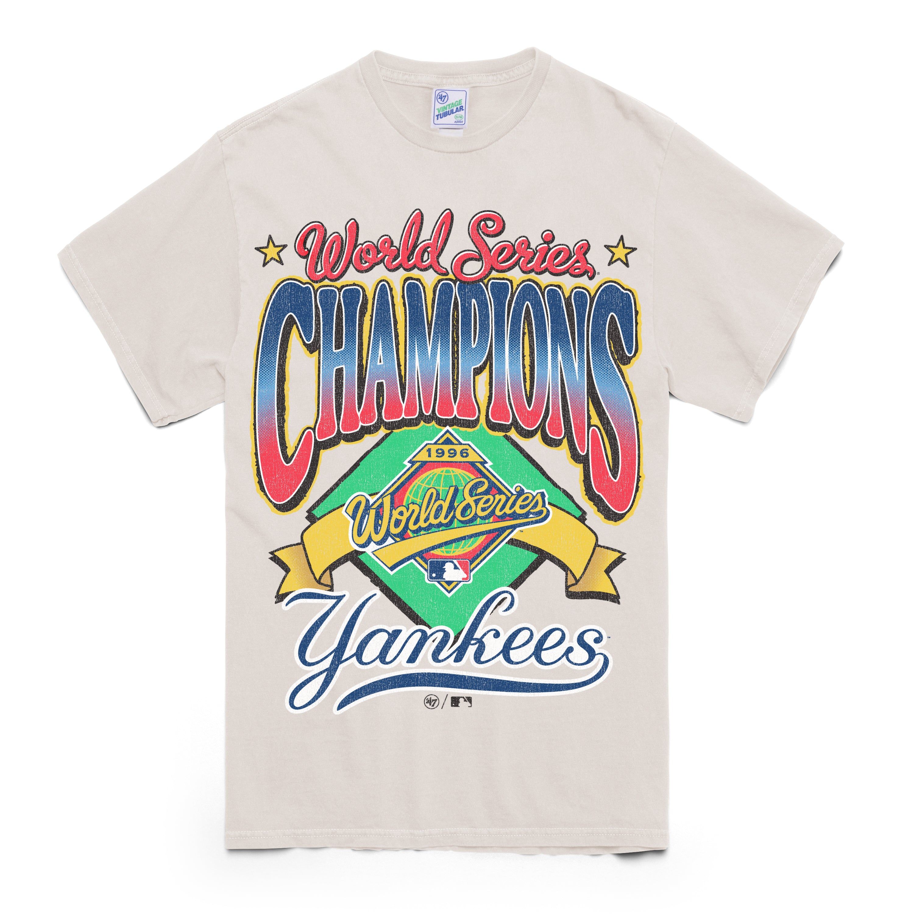 NEW YORK YANKEES VIBE CHECK '47 VINTAGE TUBULAR BOYFRIEND TEE WOMENS sold by 47