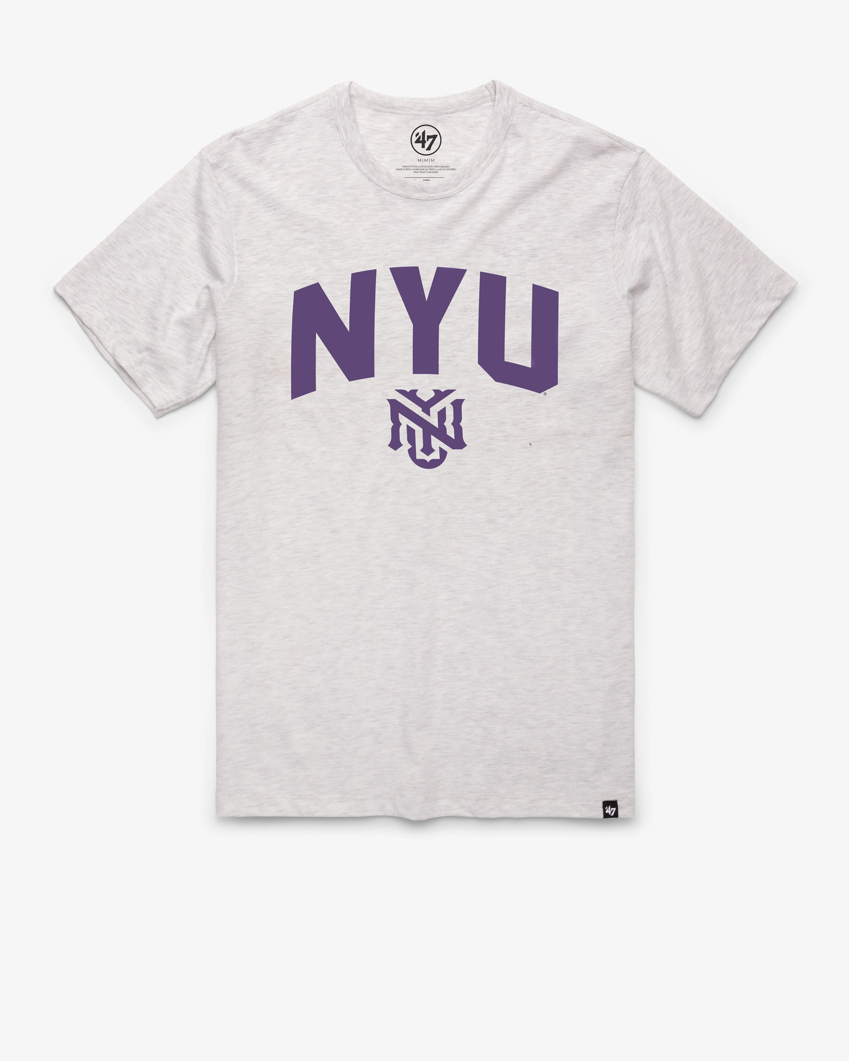 NYU NEW YORK UNIVERSITY VIOLETS WALK TALL '47 FRANKLIN TEE sold by 47