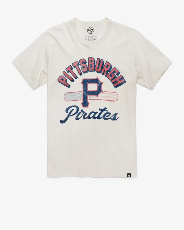 PITTSBURGH PIRATES GLORY DAZE '47 FRANKLIN TEE sold by 47
