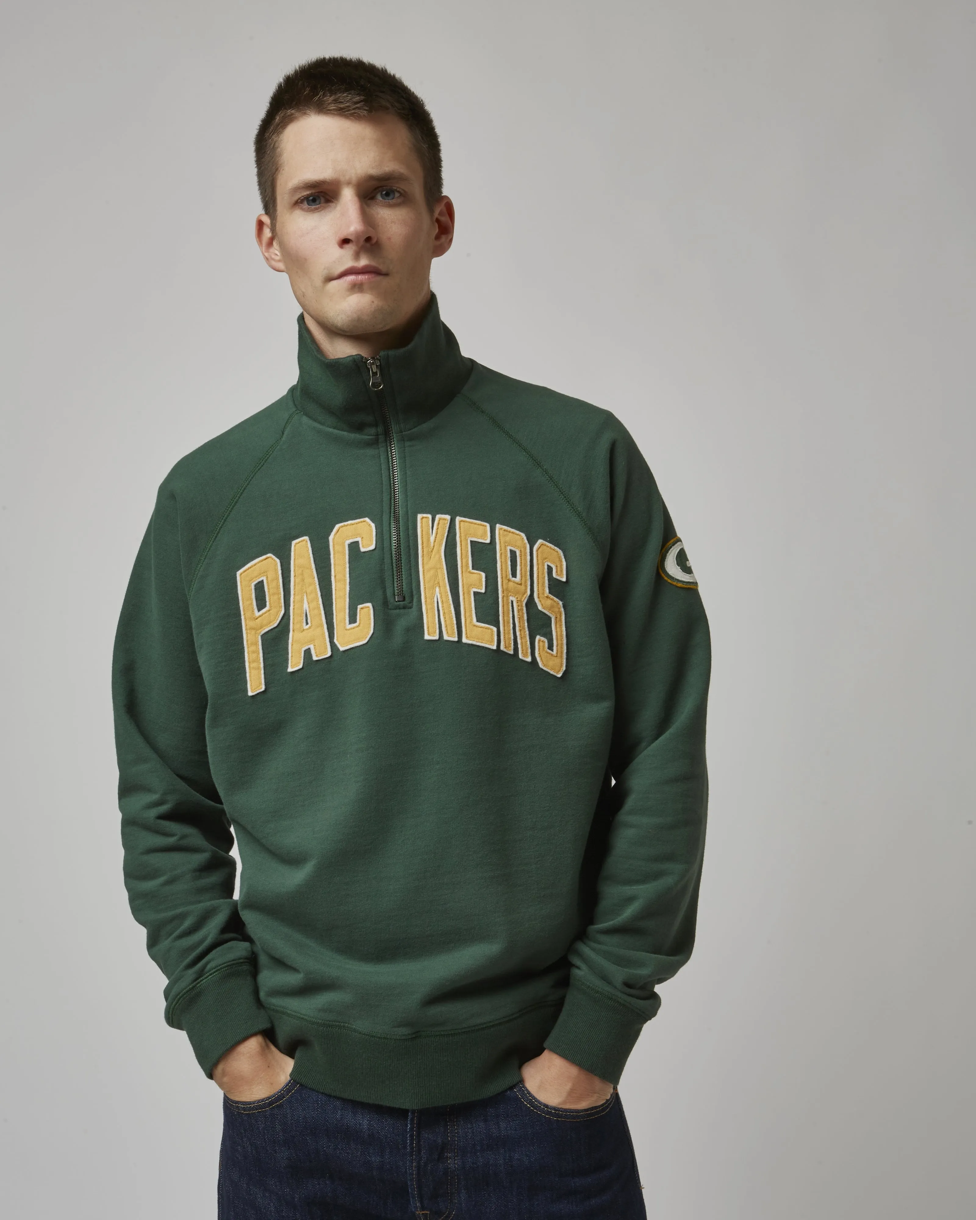 GREEN BAY PACKERS BANKS '47 HARRIS SCRIMMAGE 1/4 ZIP sold by 47 product image thumbnail 3