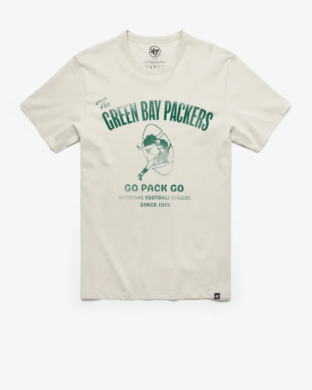 GREEN BAY PACKERS HISTORIC WIDE OPEN '47 FRANKLIN TEE made by 47