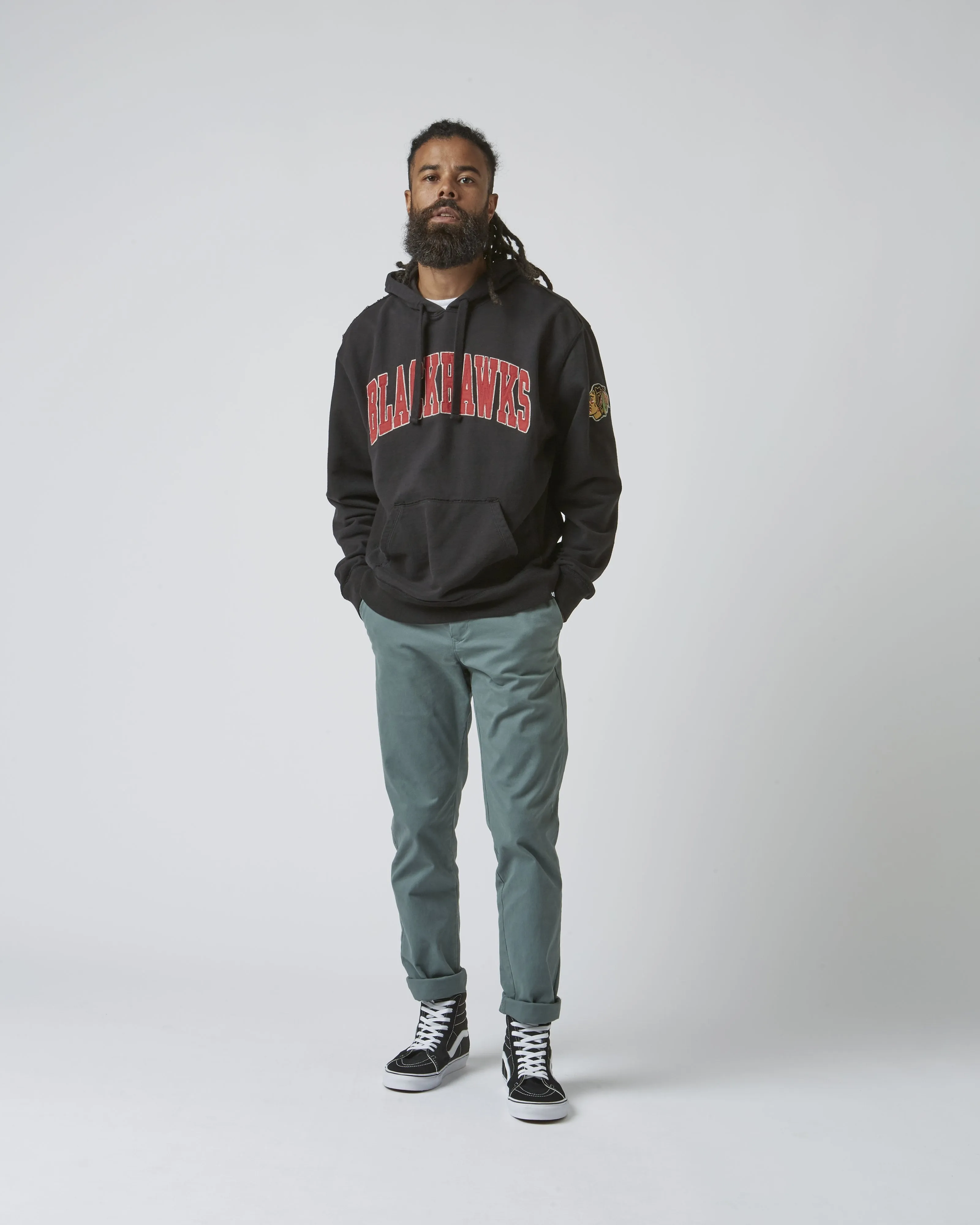 CHICAGO BLACKHAWKS RELIC '47 HARRIS SCRIMMAGE HOOD sold by 47 product image thumbnail 2