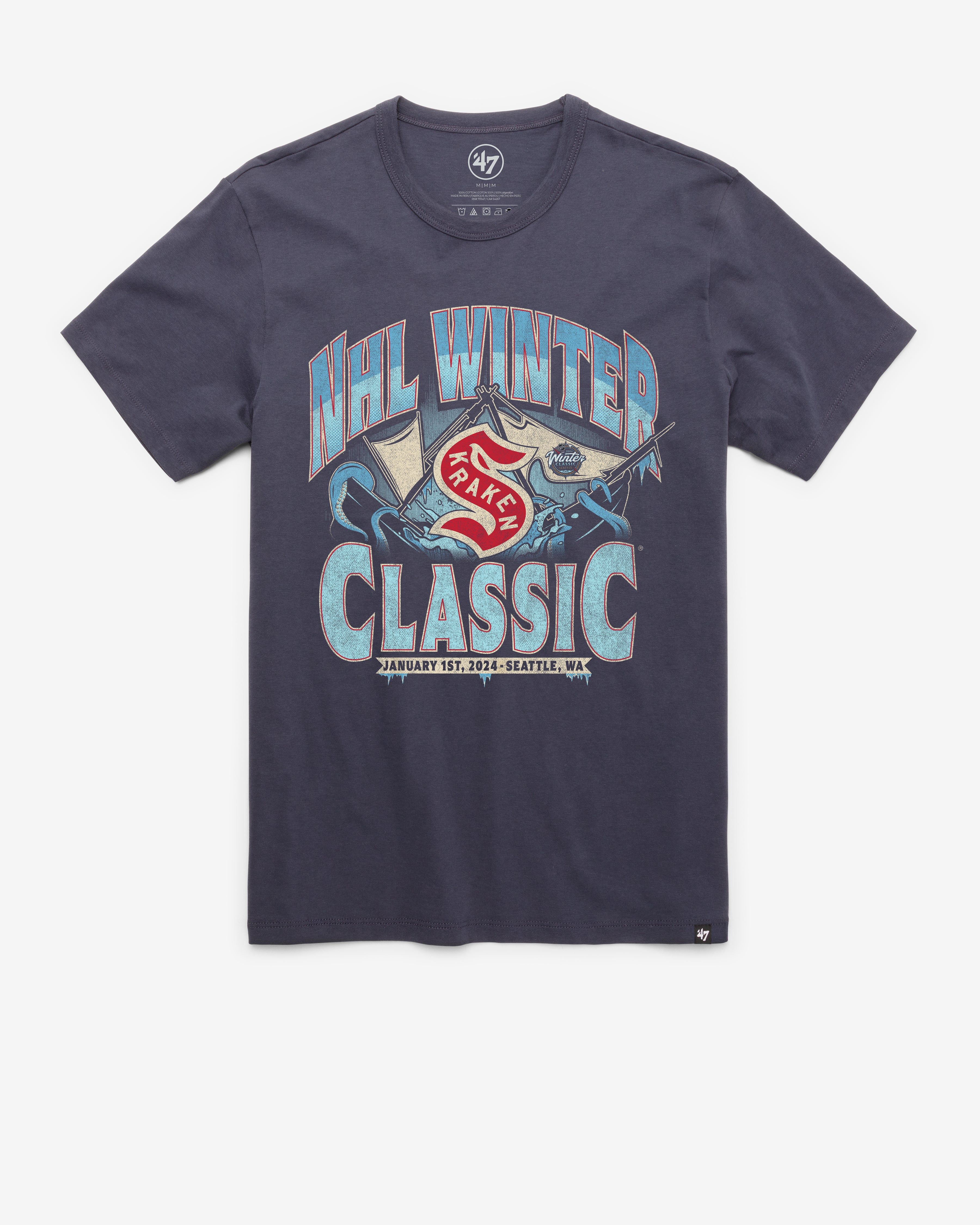 SEATTLE KRAKEN 2024 WINTER CLASSIC REGIONAL '47 FRANKLIN TEE sold by 47