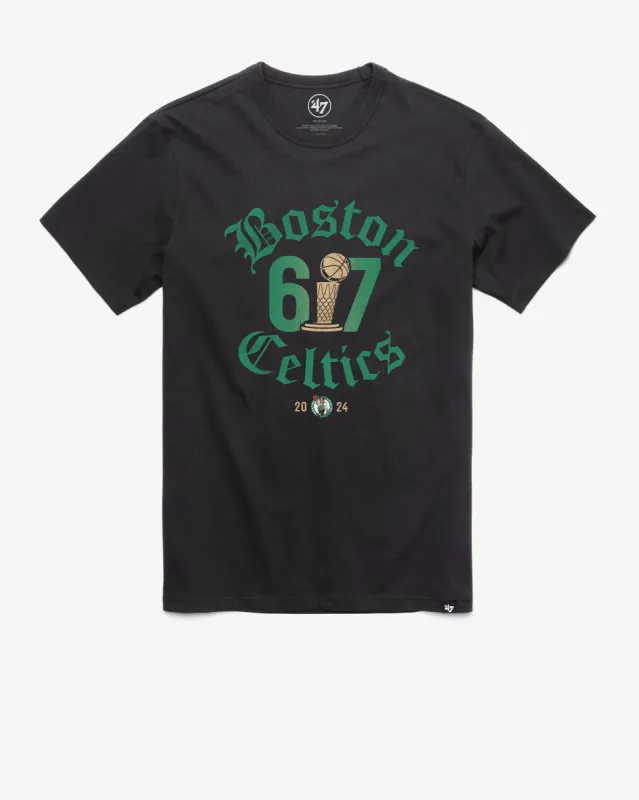 BOSTON CELTICS 2024 NBA CHAMPIONS 617 '47 FRANKLIN TEE sold by 47