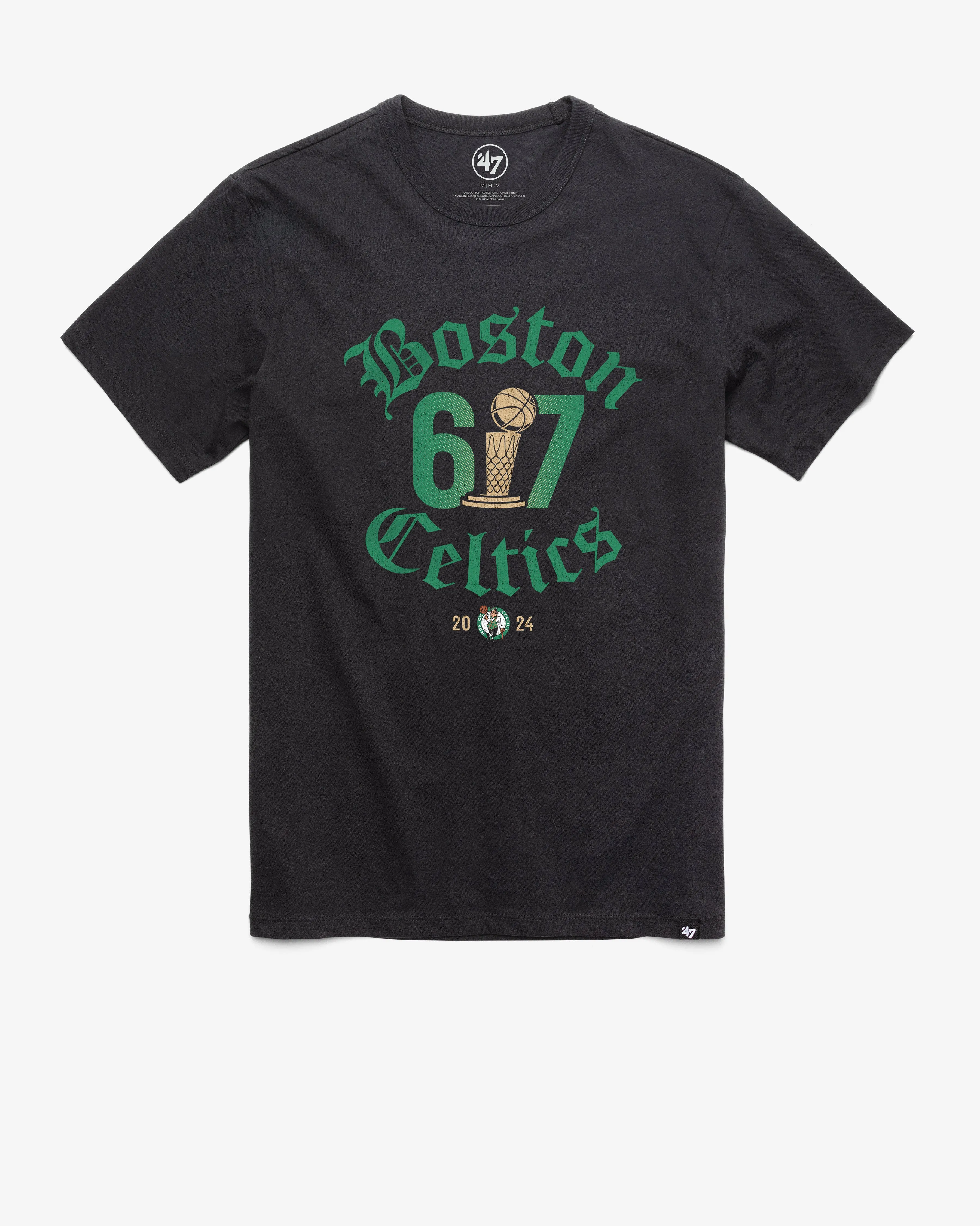 BOSTON CELTICS 2024 NBA CHAMPIONS 617 '47 FRANKLIN TEE sold by 47