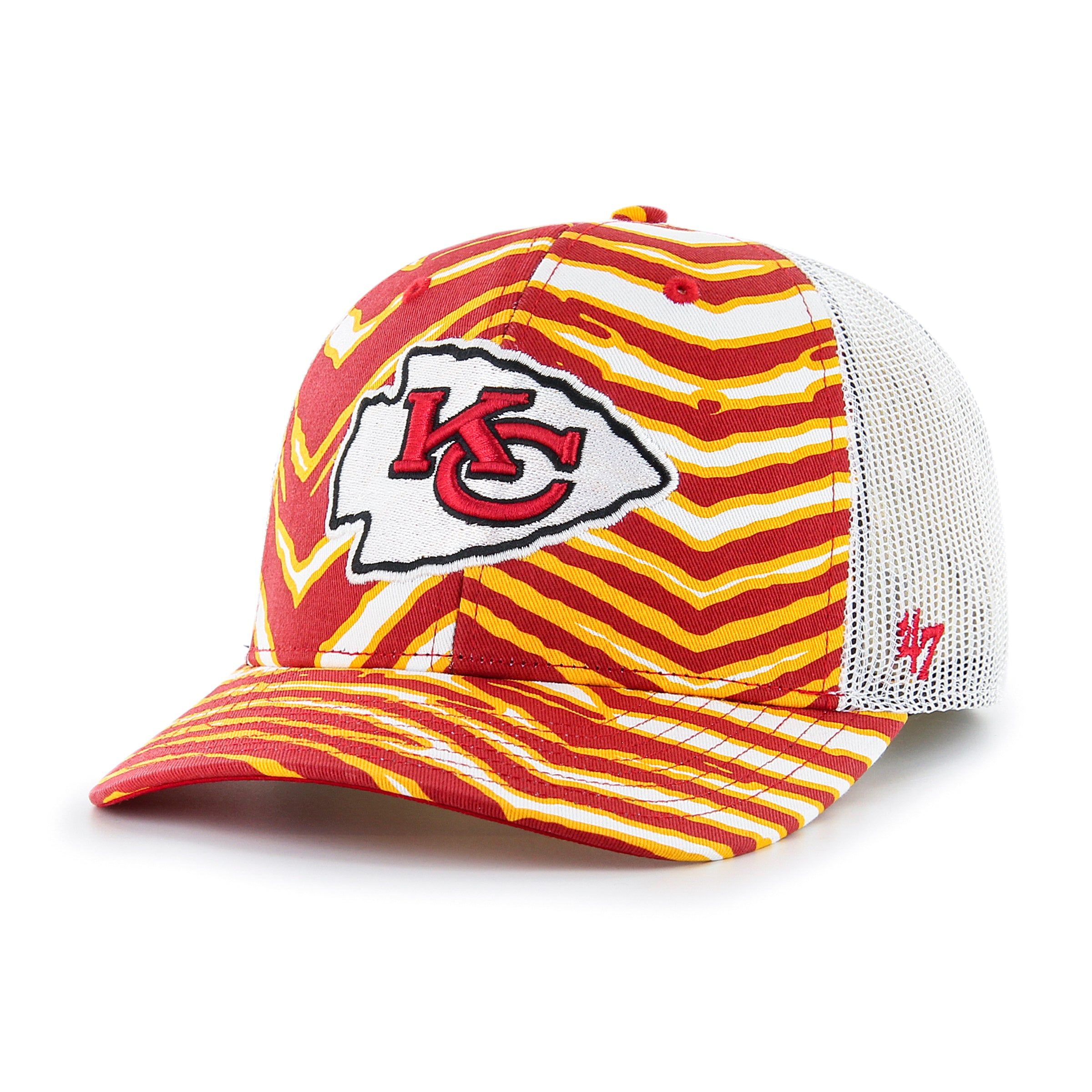 KANSAS CITY CHIEFS ZUBAZ '47 TRUCKER sold by 47