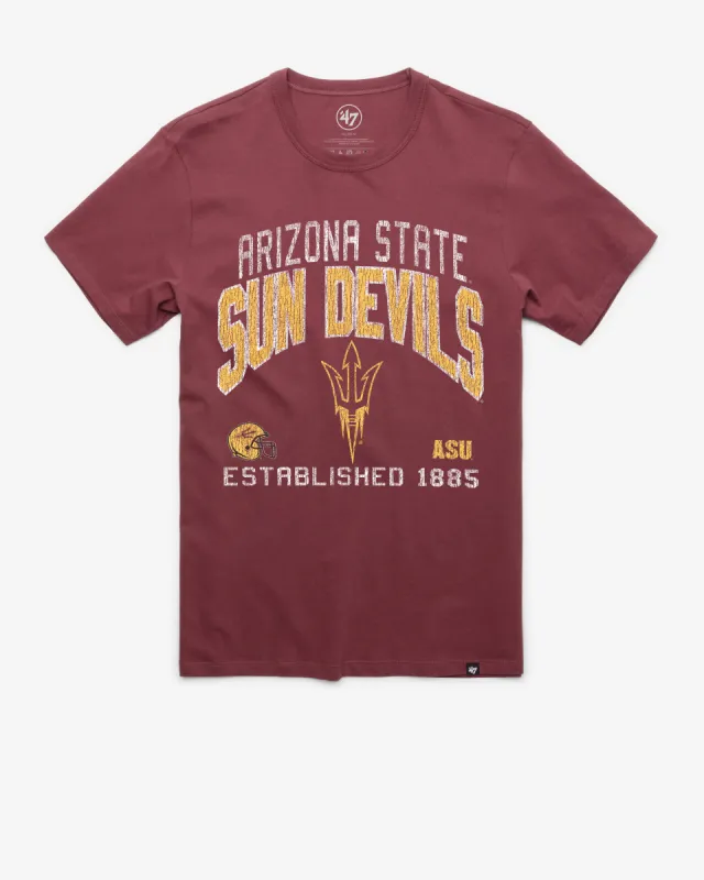 ARIZONA STATE SUN DEVILS ASU TURNED UP '47 FRANKLIN TEE sold by 47