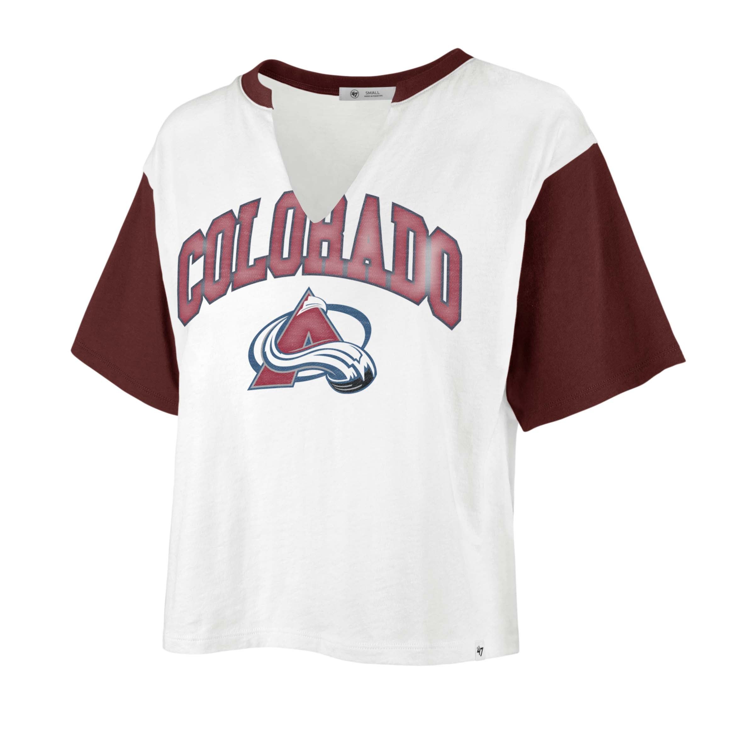COLORADO AVALANCHE SKY ARCH DOLLY CROP TEE WOMENS sold by 47