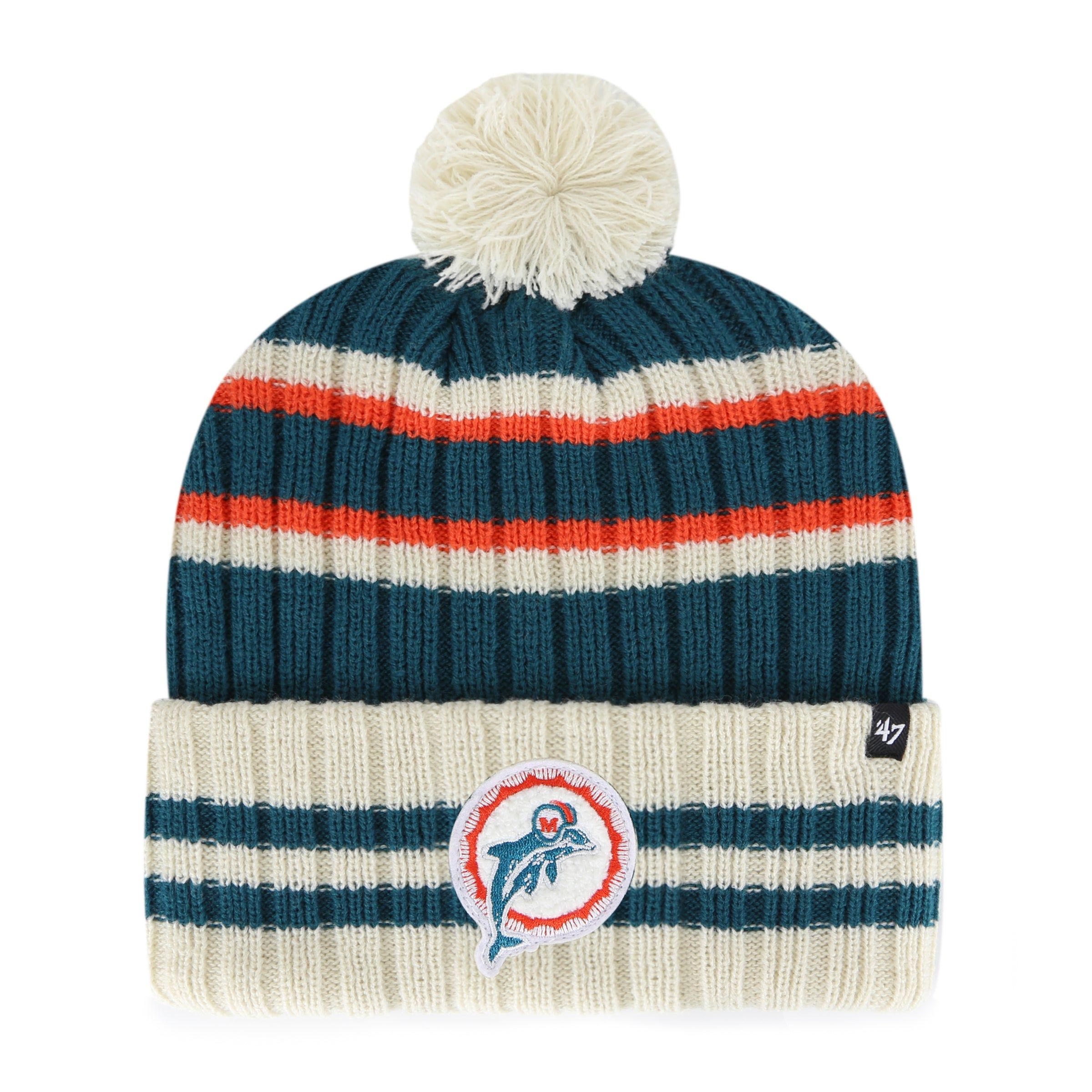 MIAMI DOLPHINS LEGACY NO HUDDLE '47 CUFF KNIT sold by 47