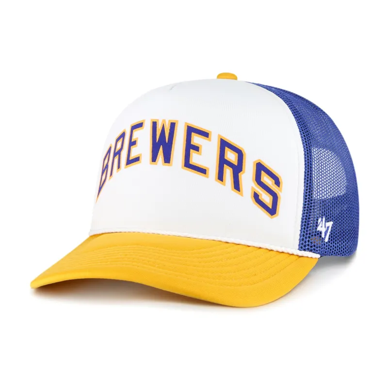 MILWAUKEE BREWERS COOPERSTOWN REWIND SCRIPT '47 TRUCKER sold by 47