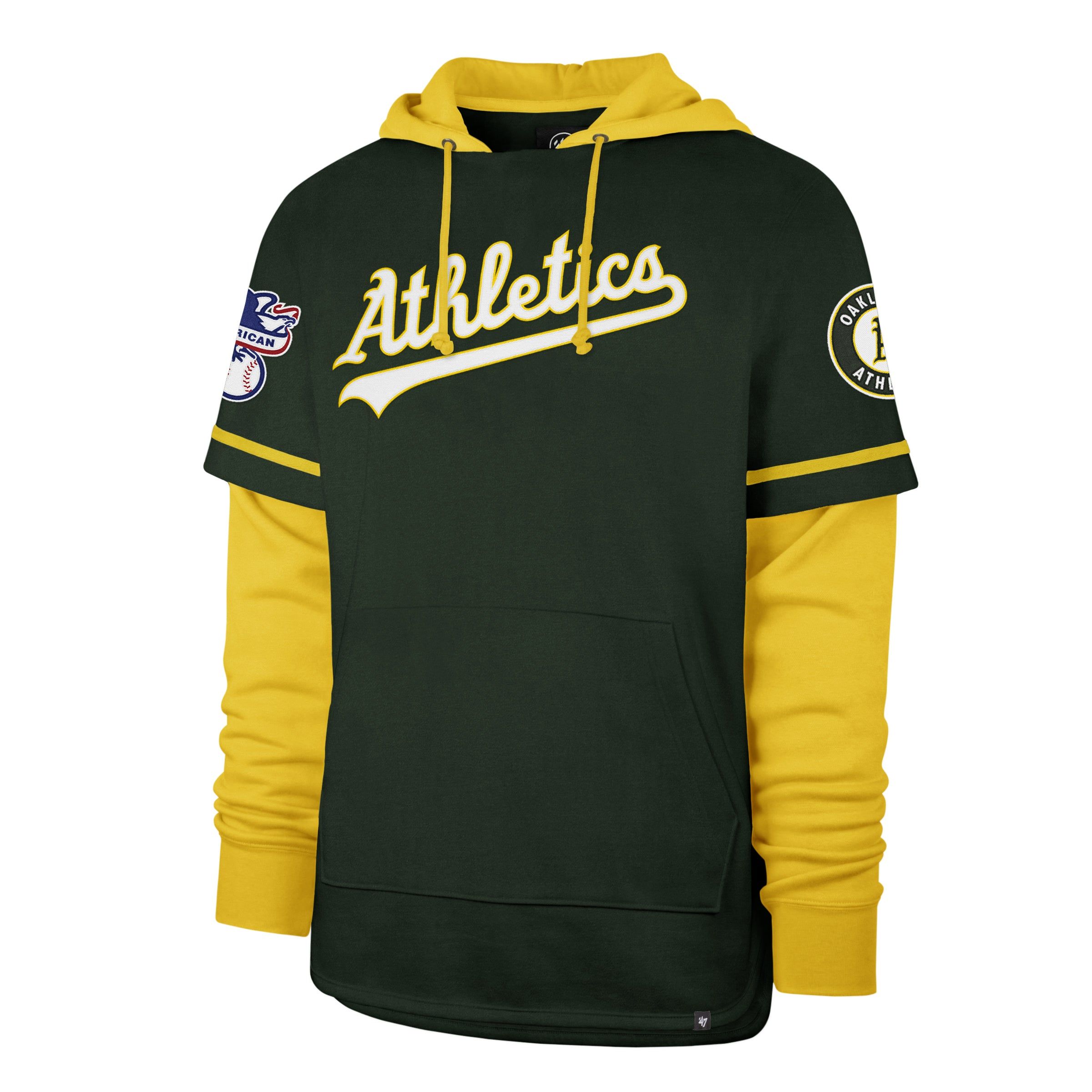 OAKLAND ATHLETICS TRIFECTA '47 SHORTSTOP PULLOVER HOOD sold by 47