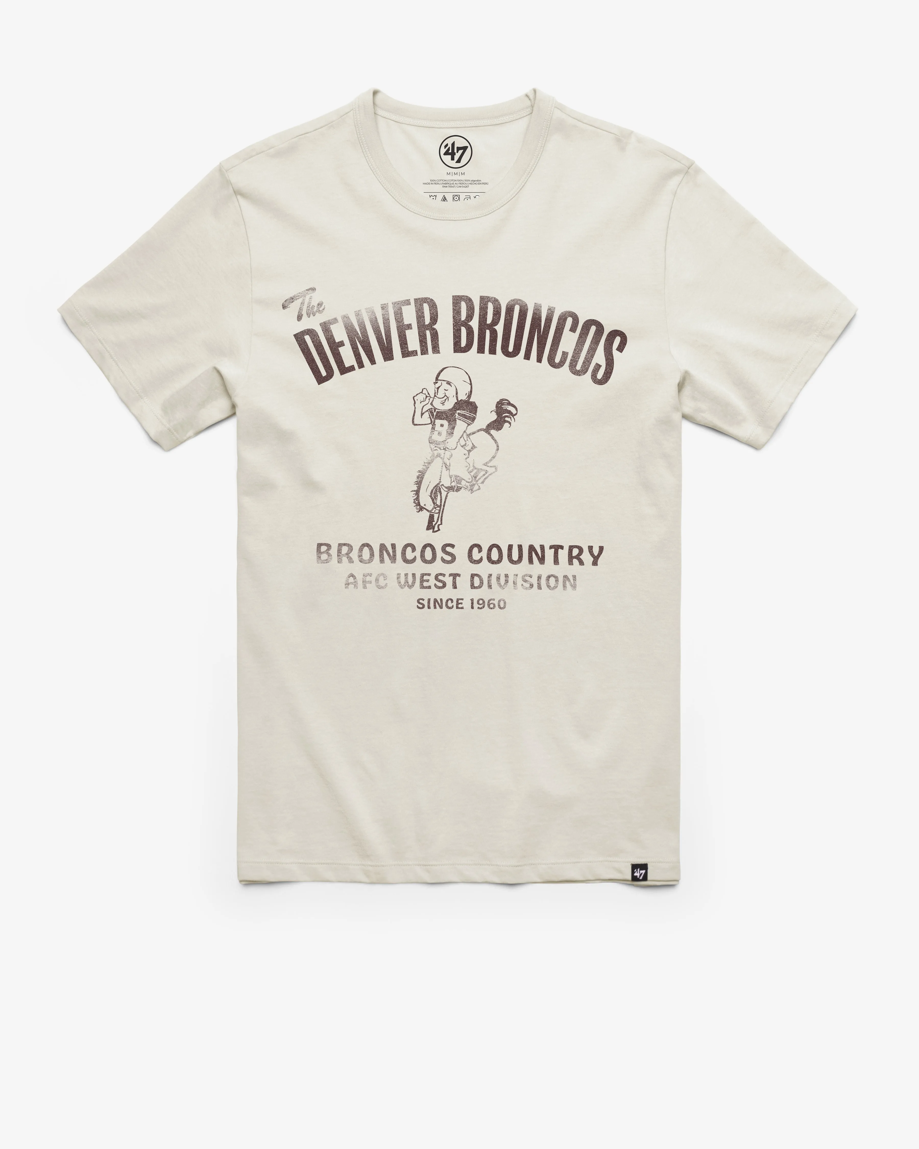 DENVER BRONCOS HISTORIC WIDE OPEN '47 FRANKLIN TEE sold by 47