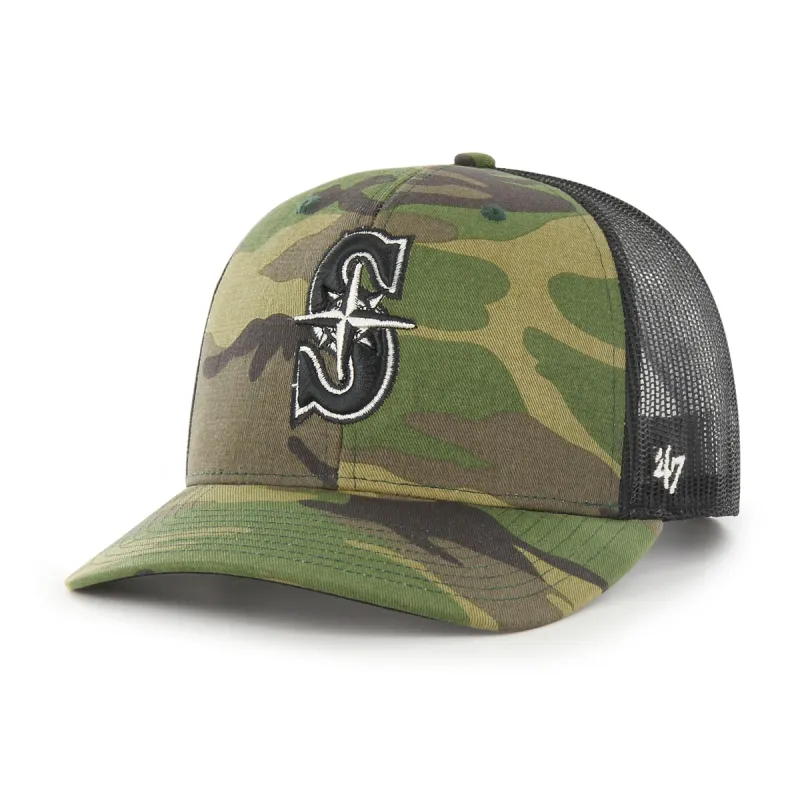 SEATTLE MARINERS CAMO '47 TRUCKER sold by 47