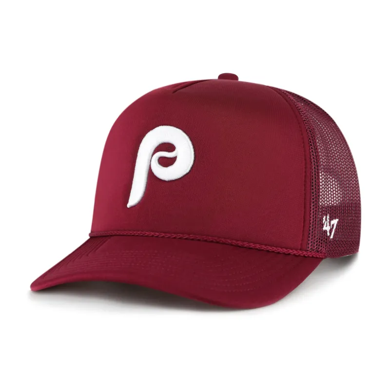 PHILADELPHIA PHILLIES COOPERSTOWN REWIND FOAM FRONT MESH '47 TRUCKER sold by 47