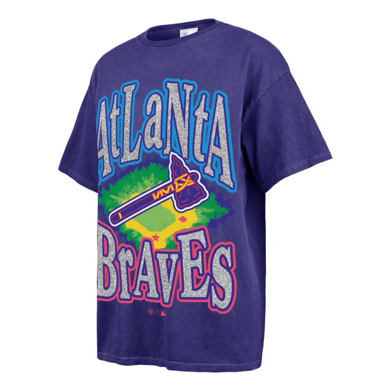 ATLANTA BRAVES FLASHING LIGHTS VINTAGE '47 BOYFRIEND TEE WOMENS sold by 47