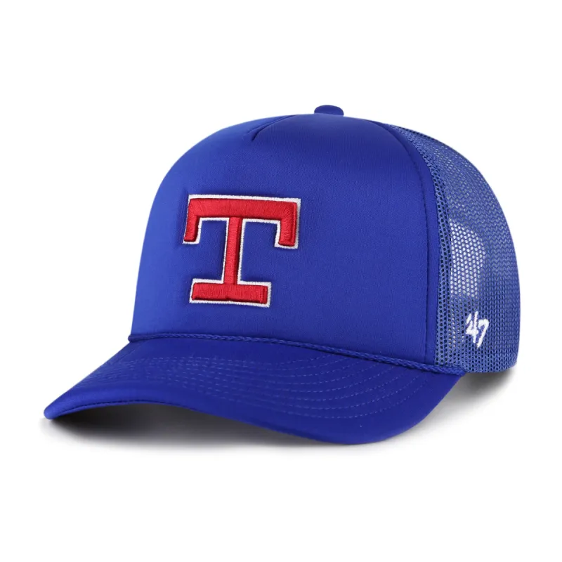 TEXAS RANGERS COOPERSTOWN REWIND FOAM FRONT MESH '47 TRUCKER sold by 47