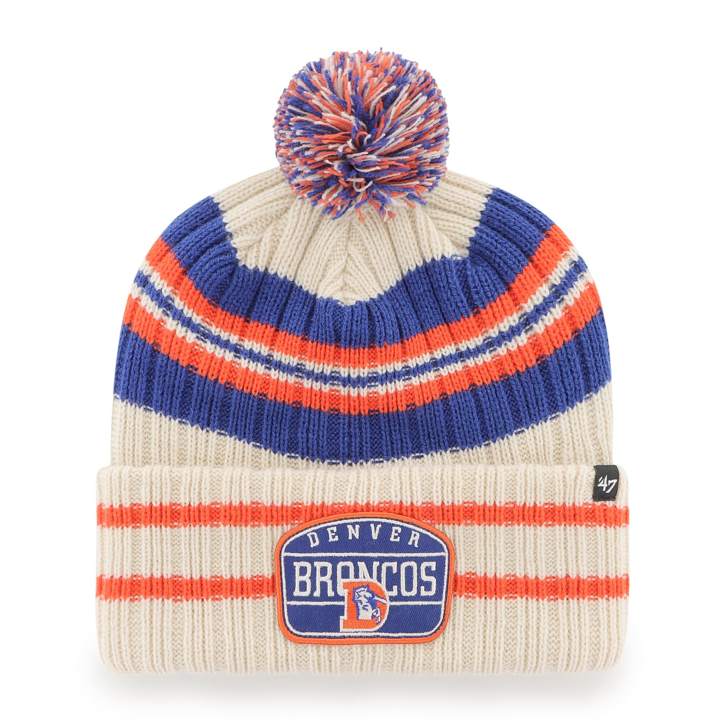 DENVER BRONCOS LEGACY HONE PATCH 47 CUFF KNIT sold by 47